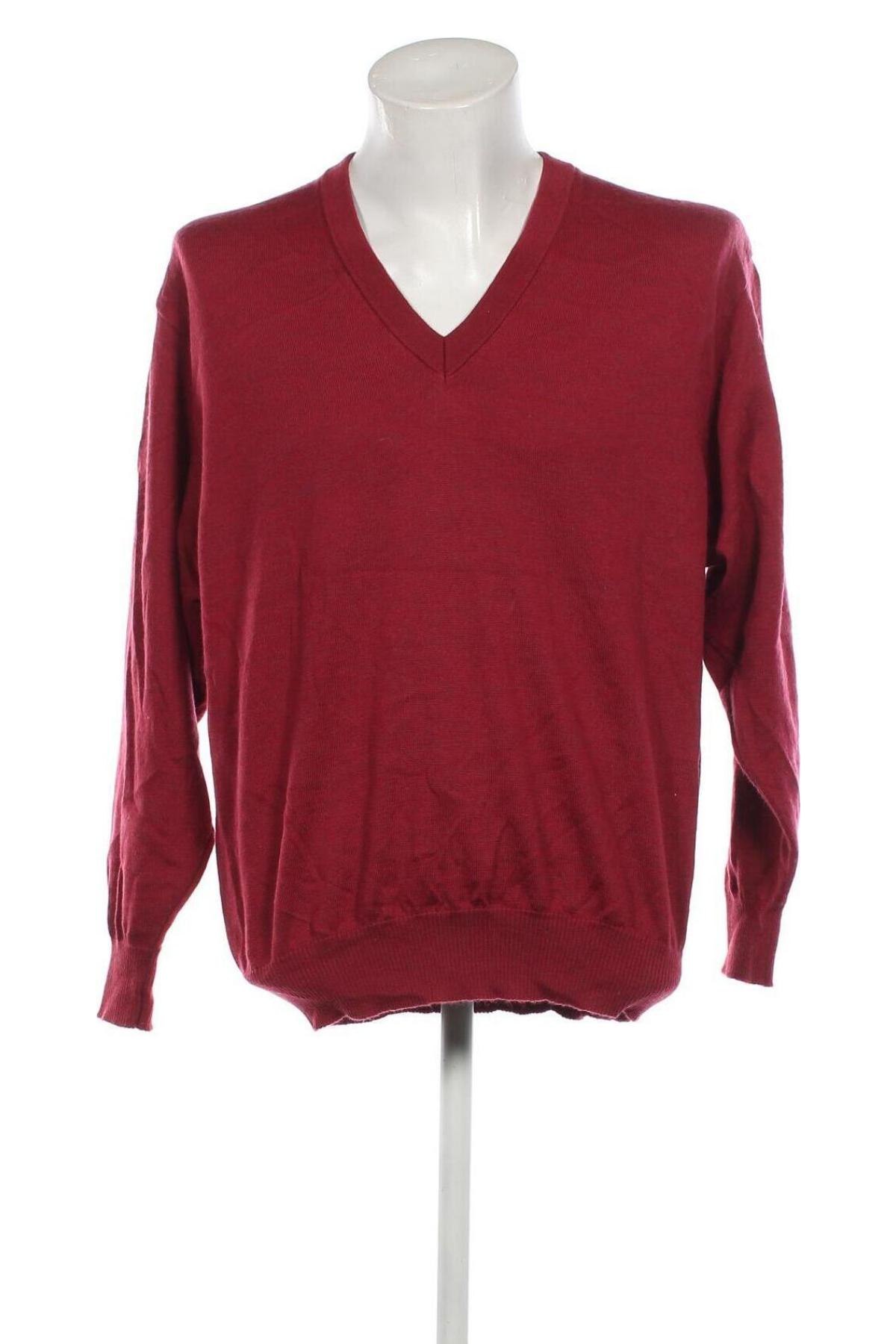 Мъжки пуловер Maerz Muenchen, Размер L, Цвят Червен, Цена 60,48 лв.