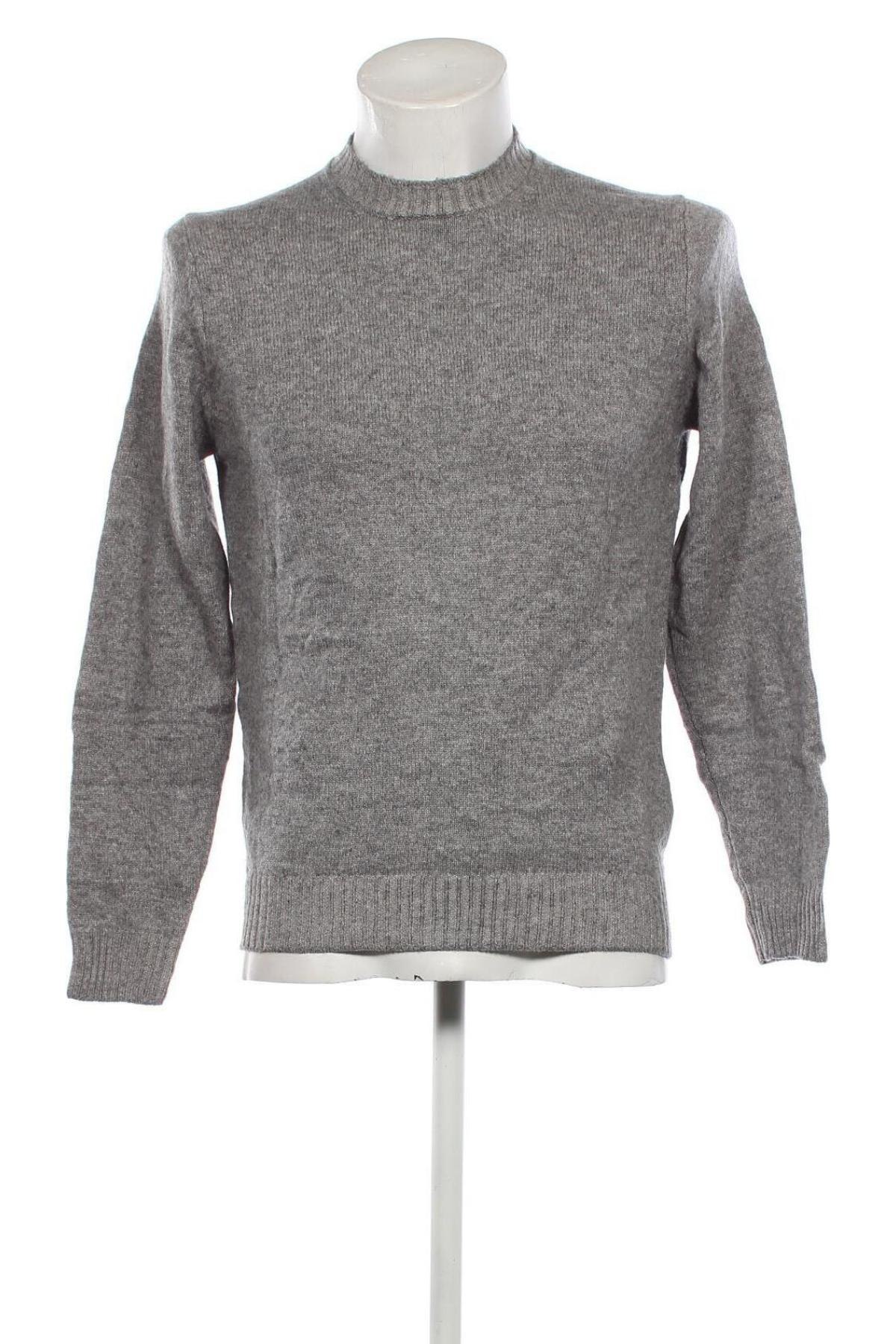 Мъжки пуловер Massimo Dutti, Размер M, Цвят Сив, Цена 43,40 лв.