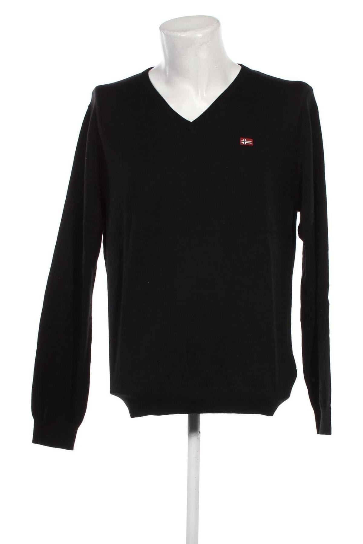 Мъжки пуловер Napapijri, Размер XL, Цвят Черен, Цена 110,16 лв.