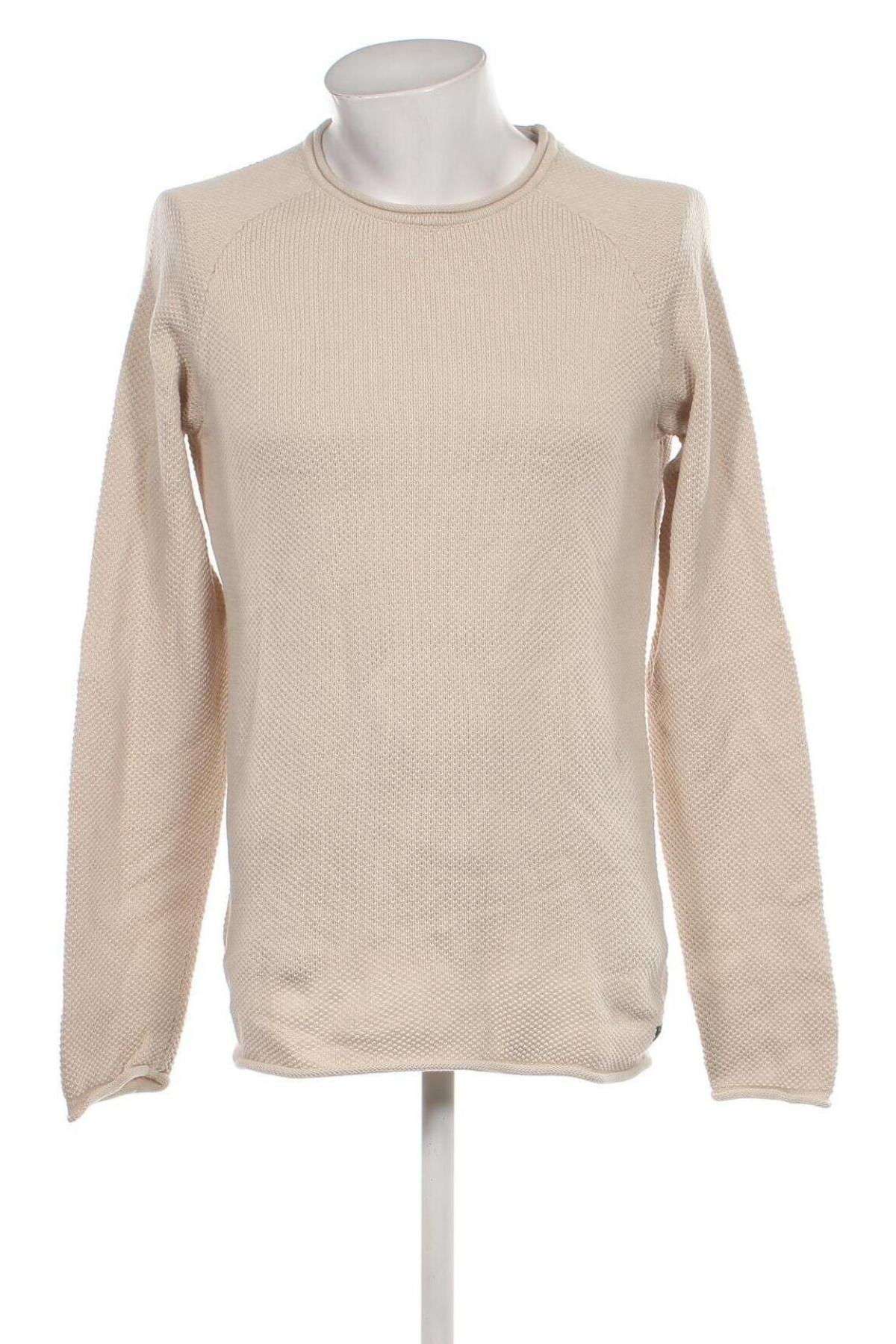 Ανδρικό πουλόβερ Originals By Jack & Jones, Μέγεθος L, Χρώμα  Μπέζ, Τιμή 11,36 €
