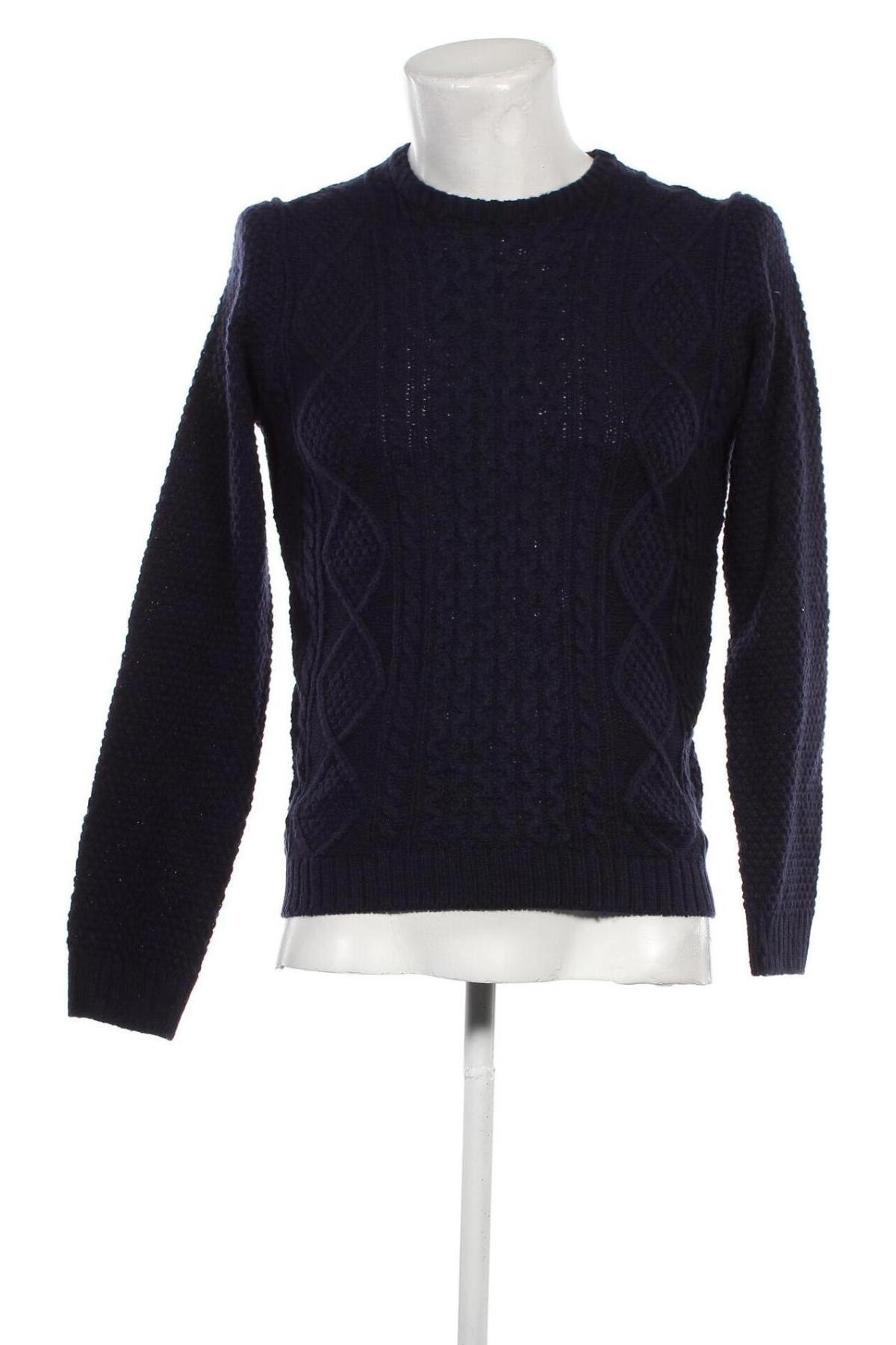 Мъжки пуловер Oviesse, Размер S, Цвят Син, Цена 16,10 лв.