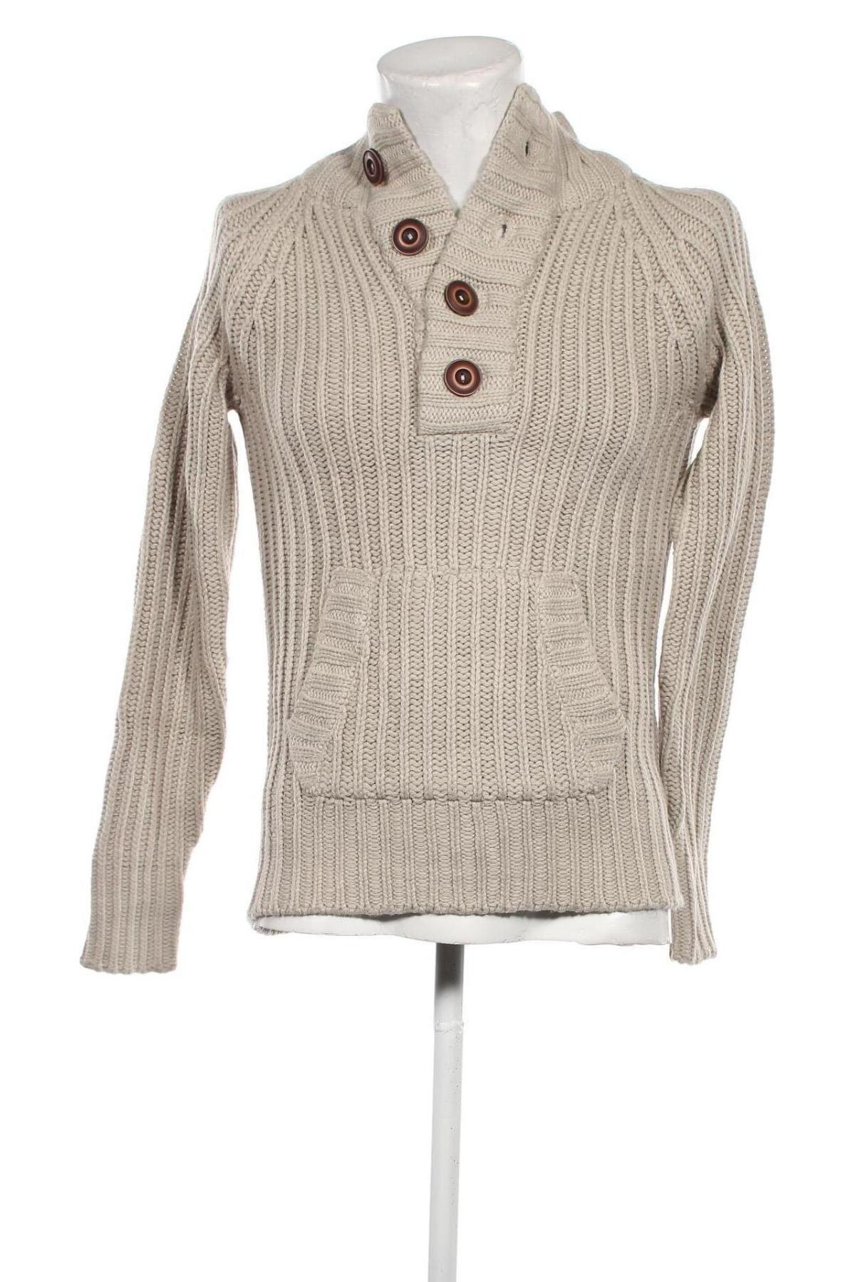Мъжки пуловер Piazza Italia, Размер M, Цвят Сив, Цена 12,18 лв.