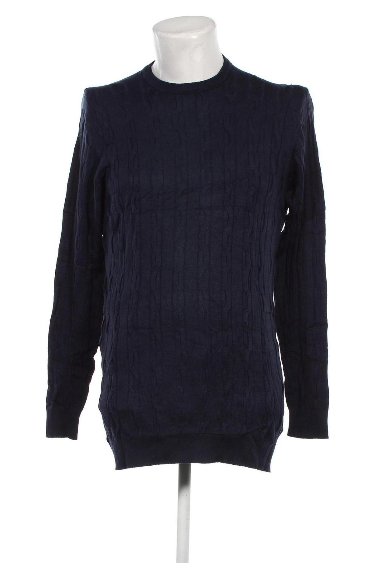 Мъжки пуловер Piazza Italia, Размер XL, Цвят Син, Цена 14,50 лв.
