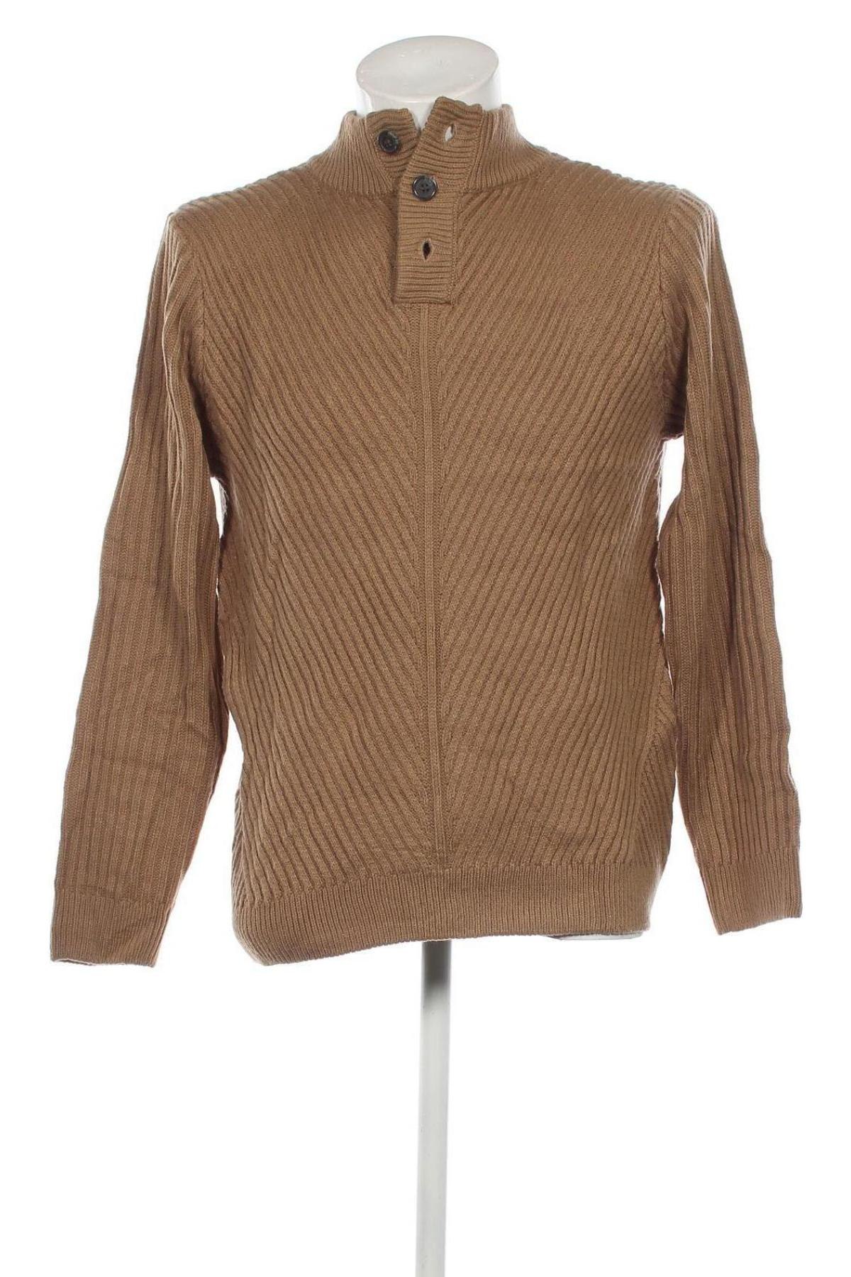 Мъжки пуловер Pilgrim, Размер M, Цвят Бежов, Цена 17,34 лв.