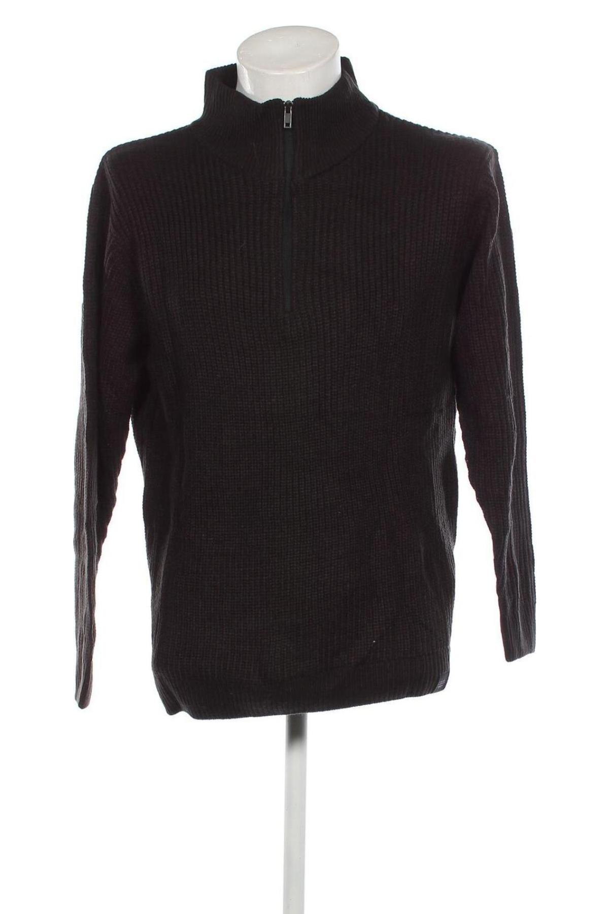 Мъжки пуловер Pull&Bear, Размер L, Цвят Зелен, Цена 29,00 лв.