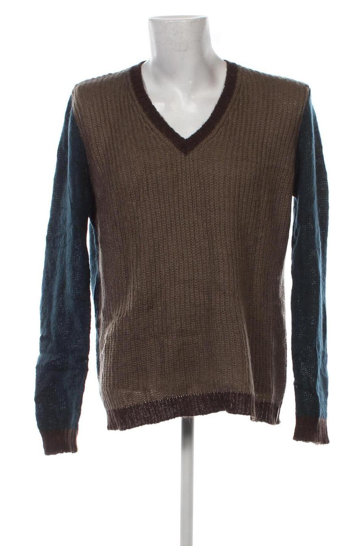 Ανδρικό πουλόβερ Sisley, Μέγεθος XL, Χρώμα Πολύχρωμο, Τιμή 15,34 €