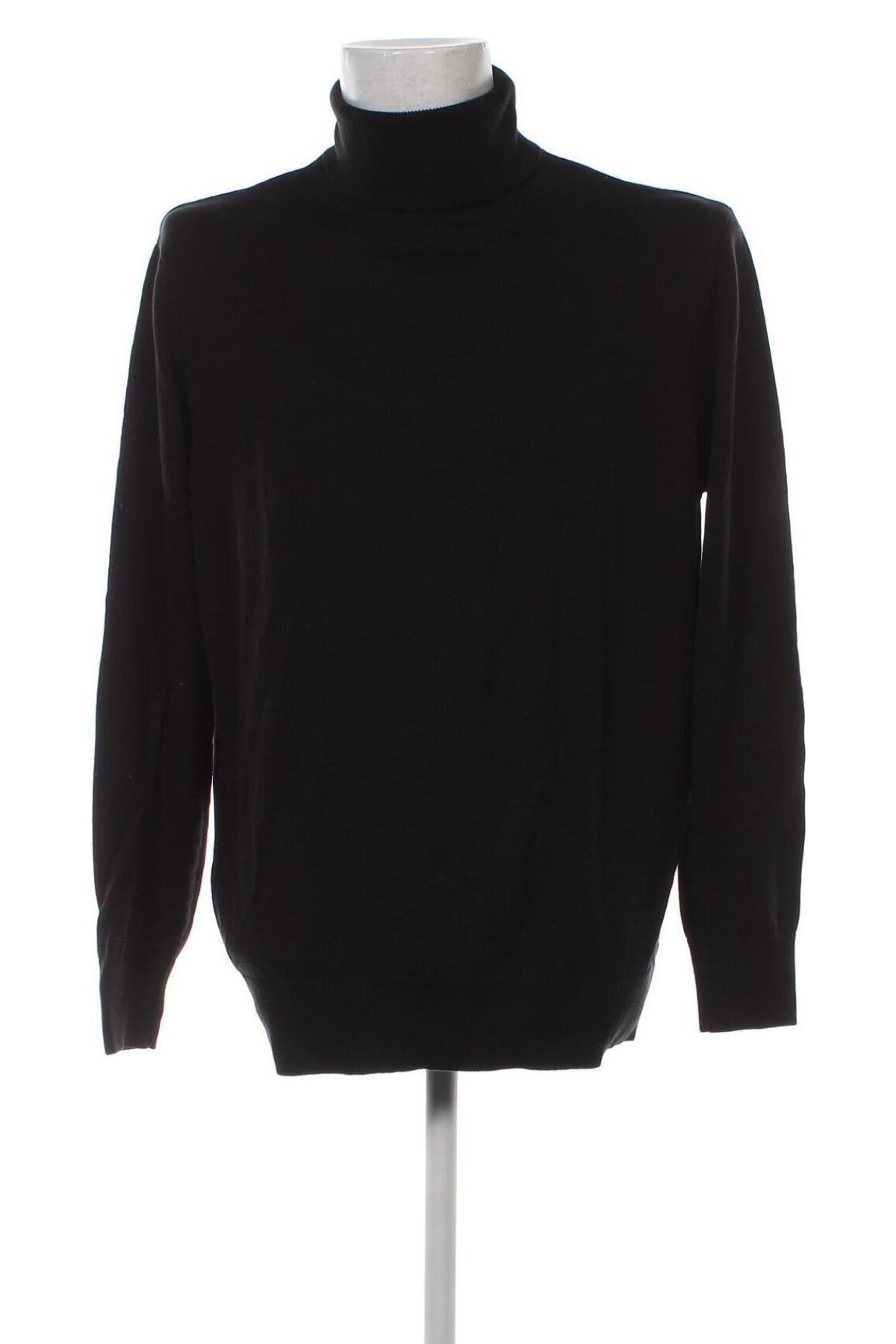 Ανδρικό πουλόβερ Springfield, Μέγεθος XXL, Χρώμα Μαύρο, Τιμή 21,03 €
