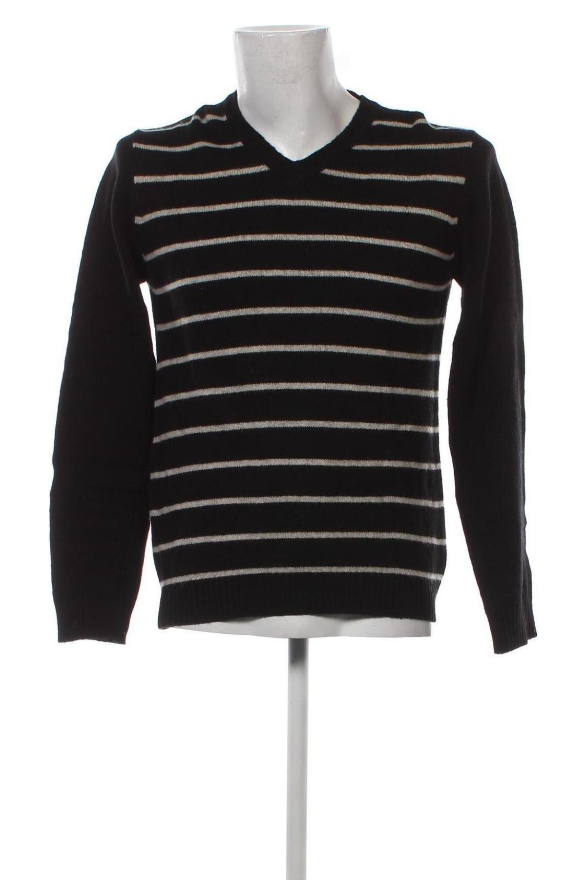 Мъжки пуловер Springfield, Размер M, Цвят Черен, Цена 15,30 лв.
