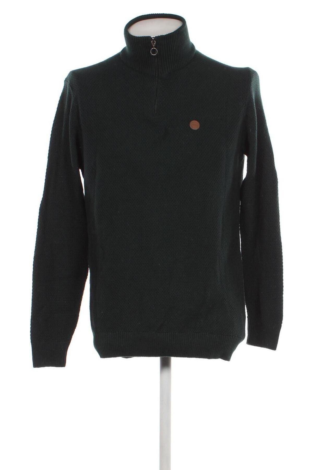 Мъжки пуловер Springfield, Размер M, Цвят Зелен, Цена 34,00 лв.