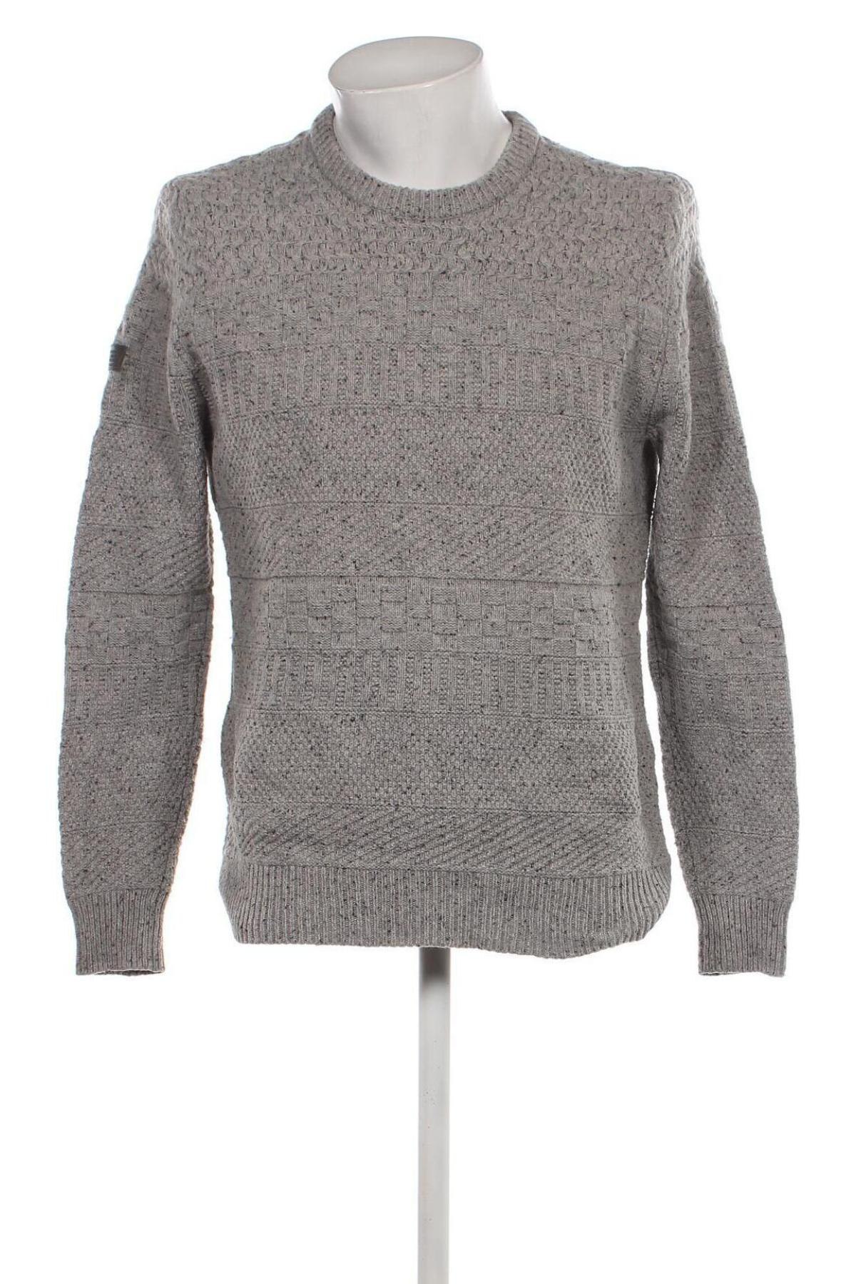 Ανδρικό πουλόβερ Superdry, Μέγεθος XL, Χρώμα Γκρί, Τιμή 23,55 €