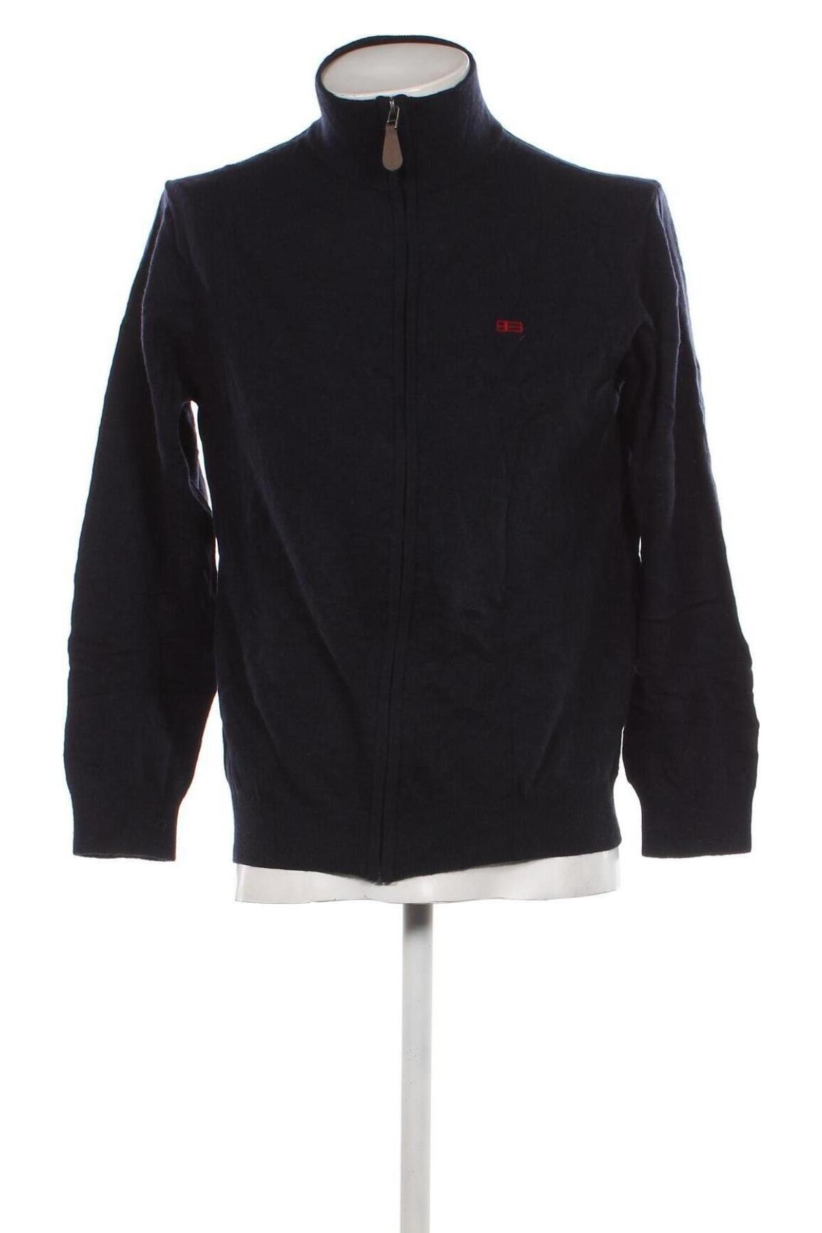 Мъжки пуловер Tailor & Son, Размер L, Цвят Син, Цена 8,41 лв.