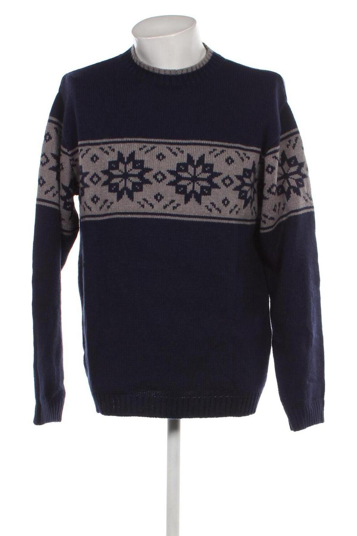 Ανδρικό πουλόβερ Tex, Μέγεθος M, Χρώμα Μπλέ, Τιμή 9,15 €