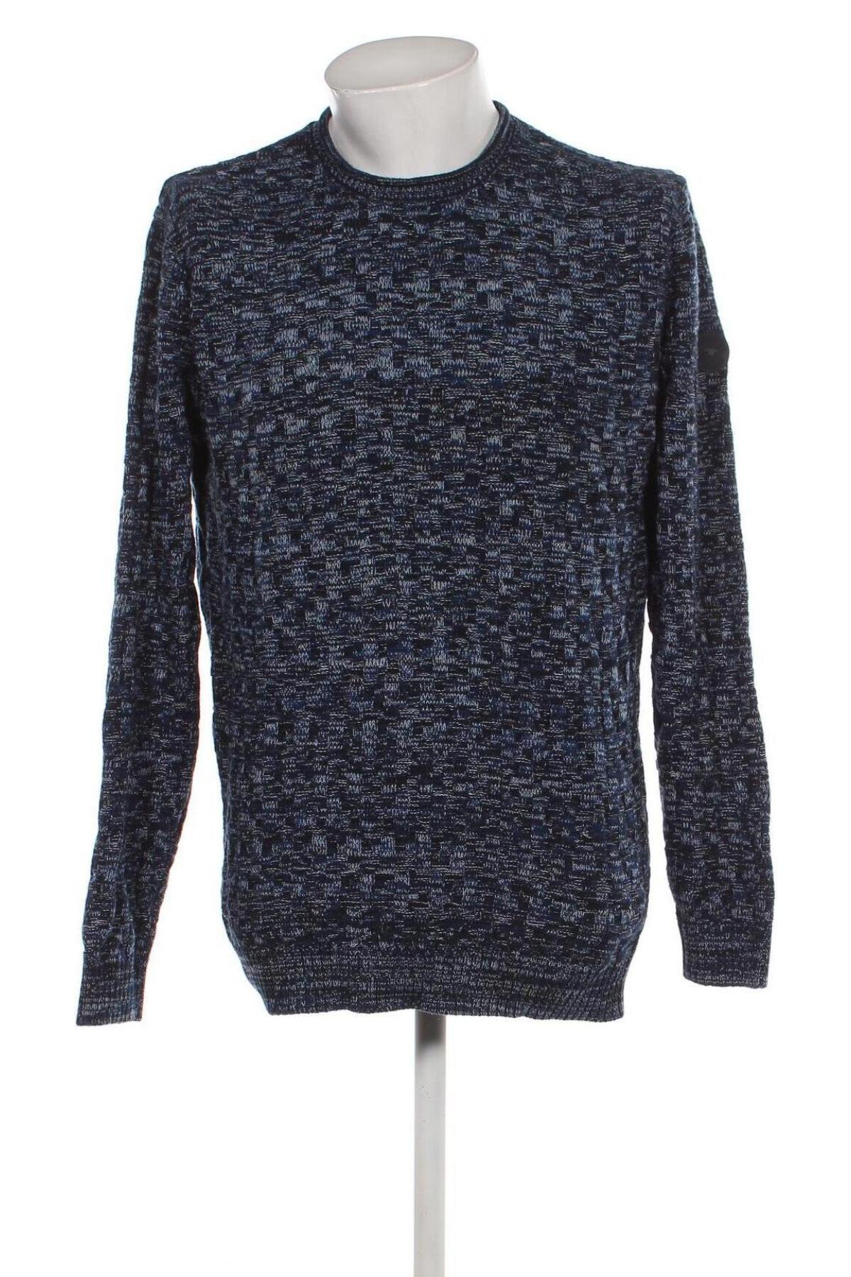 Мъжки пуловер Tom Tailor, Размер XXL, Цвят Син, Цена 34,00 лв.