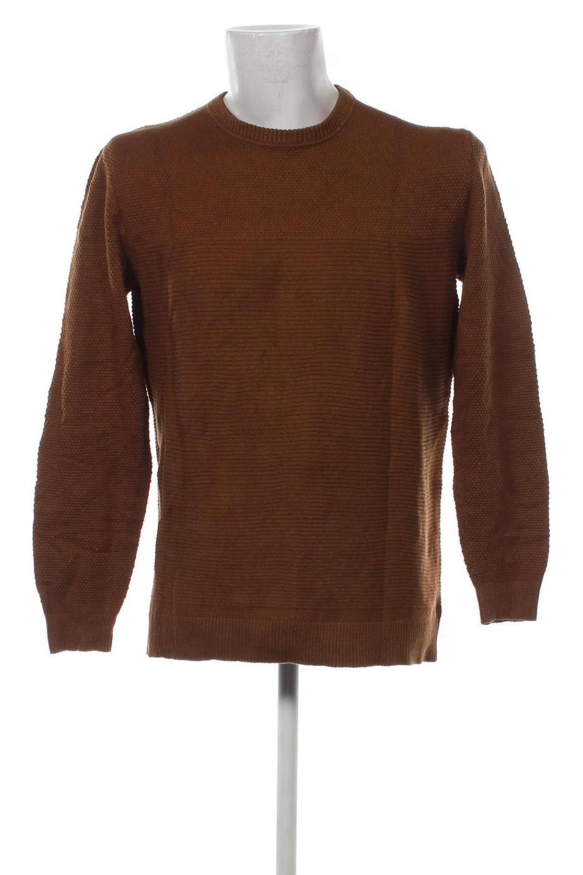 Мъжки пуловер Tom Tailor, Размер L, Цвят Кафяв, Цена 34,00 лв.
