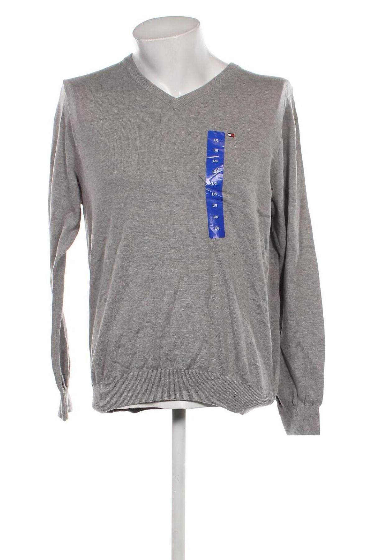 Мъжки пуловер Tommy Hilfiger, Размер L, Цвят Сив, Цена 138,72 лв.