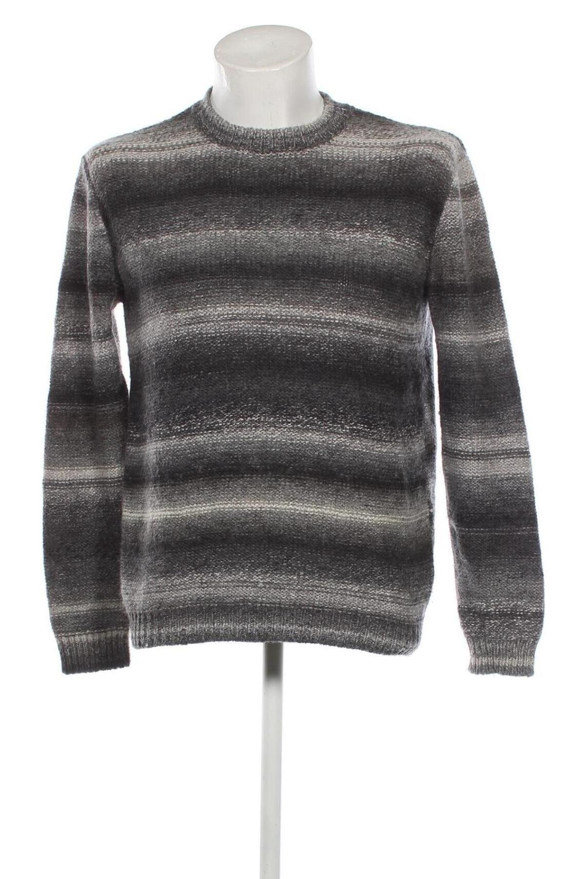 Мъжки пуловер United Colors Of Benetton, Размер L, Цвят Сив, Цена 34,00 лв.