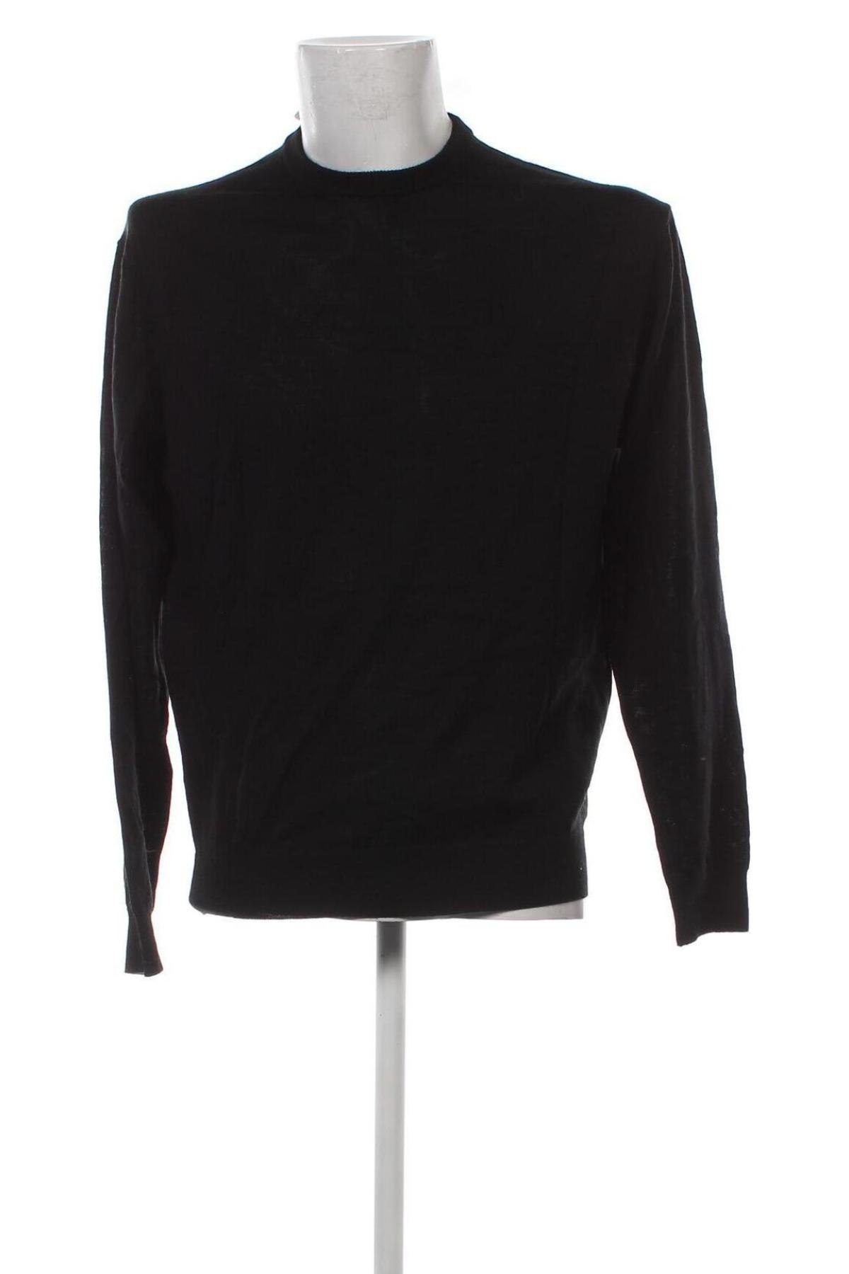 Ανδρικό πουλόβερ Zara, Μέγεθος L, Χρώμα Μαύρο, Τιμή 19,79 €