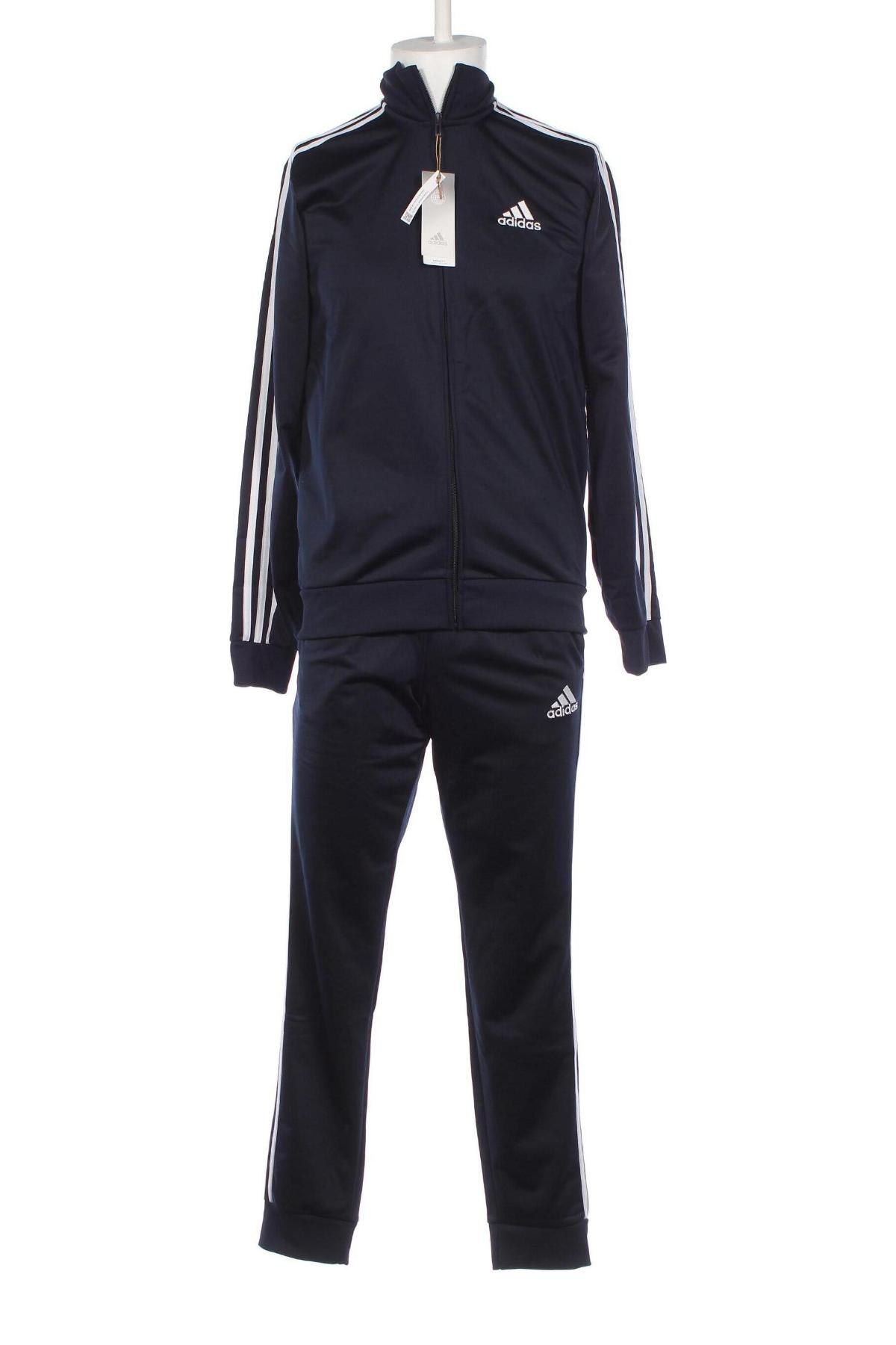 Ανδρικό αθλητικό σετ Adidas, Μέγεθος M, Χρώμα Μπλέ, Τιμή 59,89 €