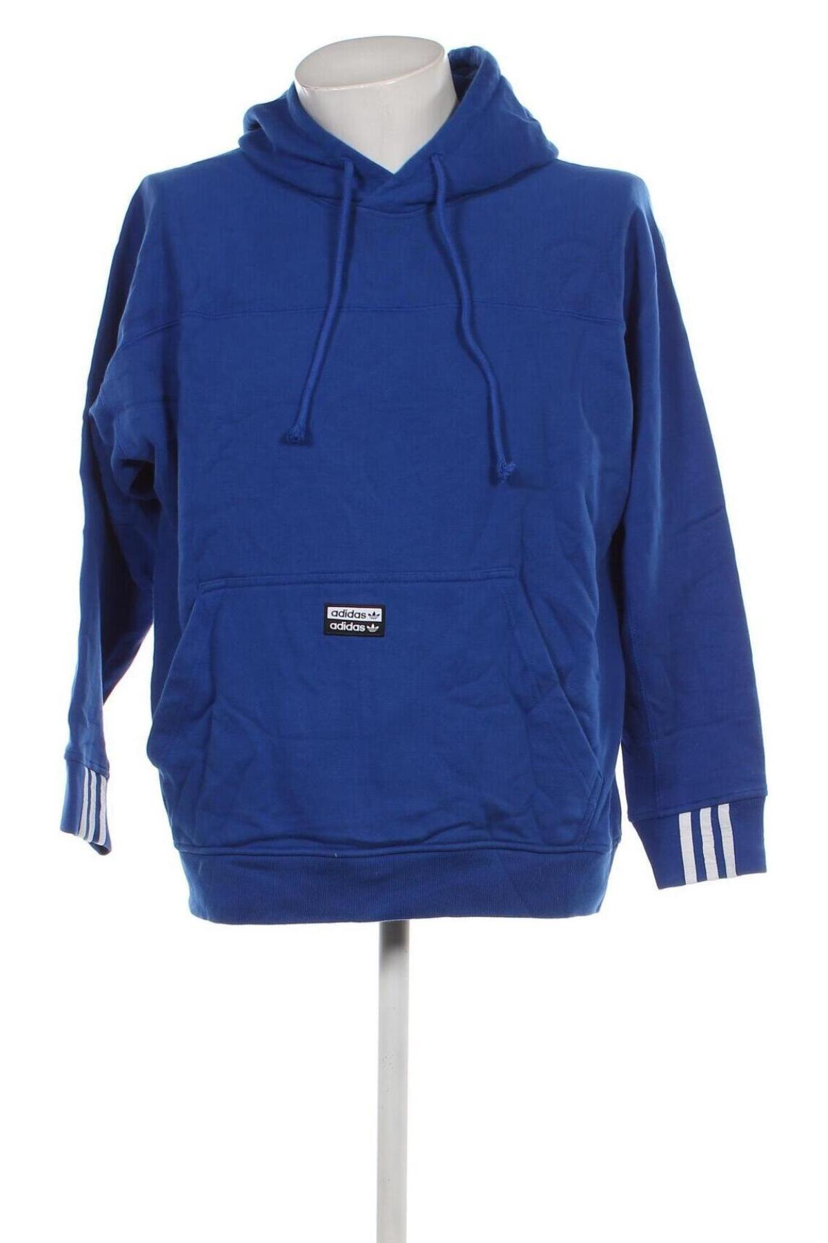 Herren Sweatshirt Adidas Originals, Größe L, Farbe Blau, Preis 38,27 €
