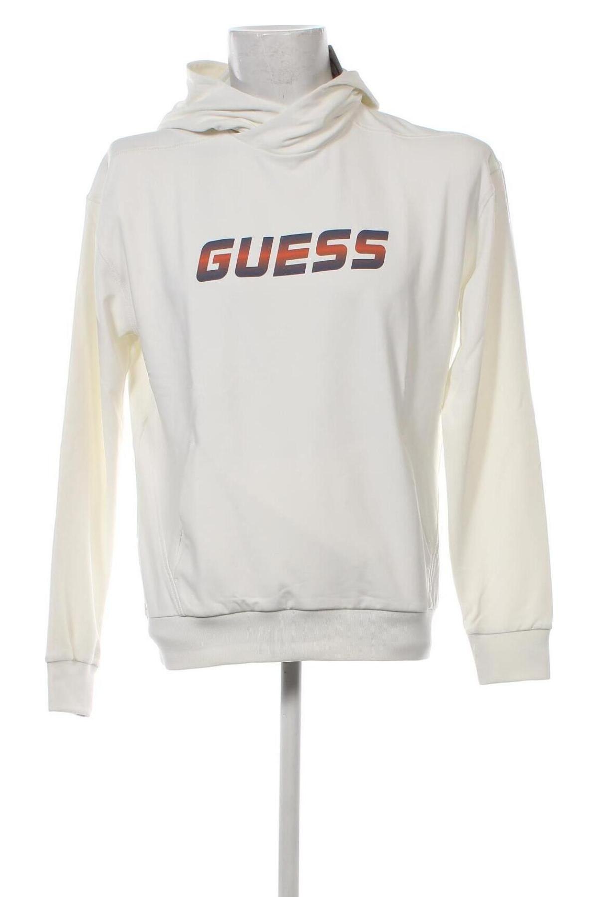 Herren Sweatshirt Guess, Größe M, Farbe Weiß, Preis 75,59 €