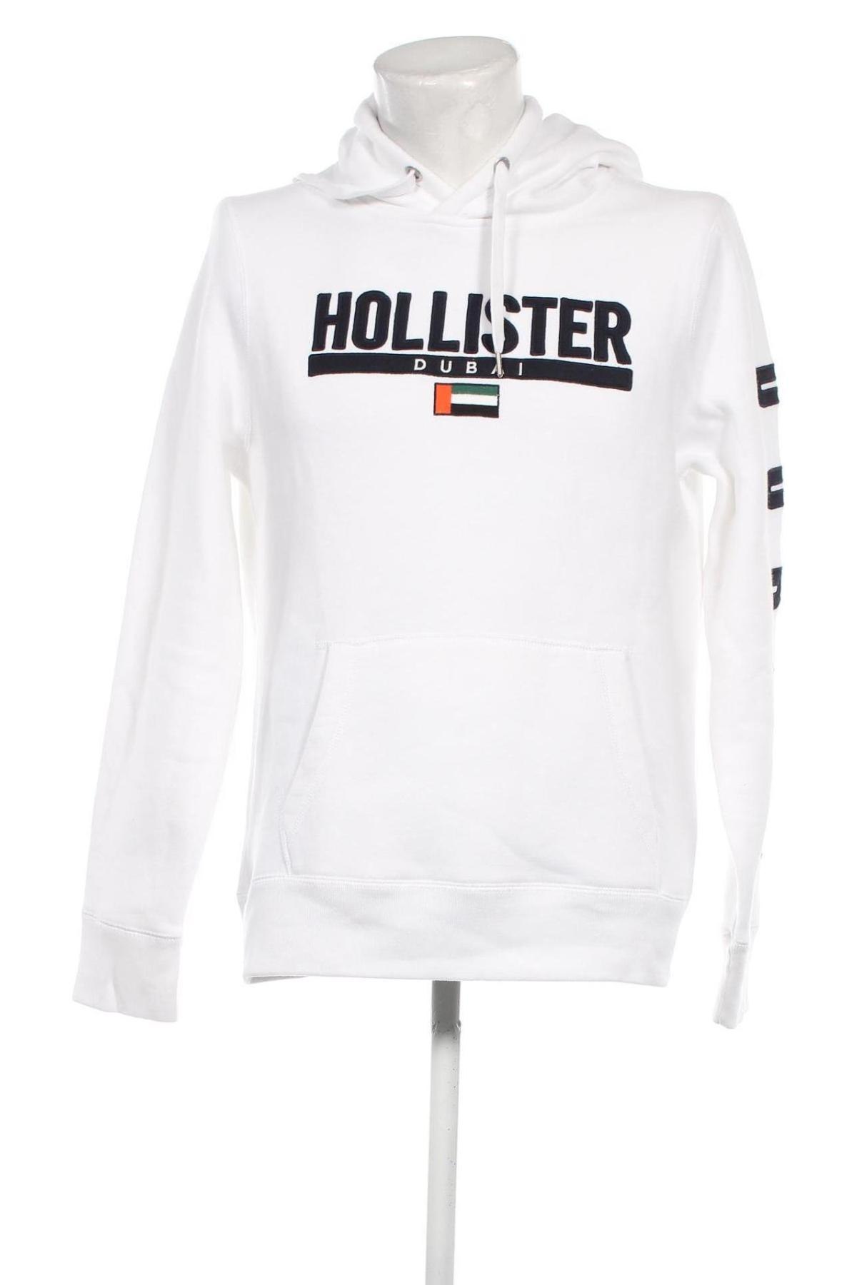 Ανδρικό φούτερ Hollister, Μέγεθος M, Χρώμα Λευκό, Τιμή 47,94 €