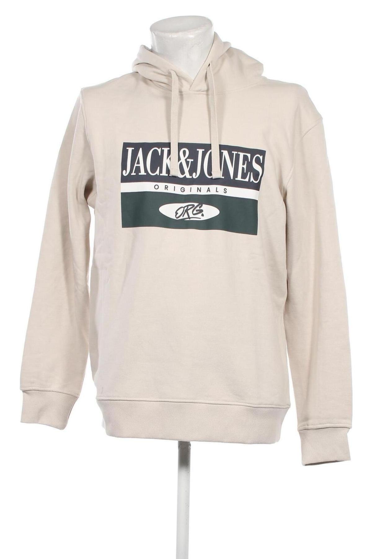 Ανδρικό φούτερ Jack & Jones, Μέγεθος XL, Χρώμα  Μπέζ, Τιμή 31,96 €