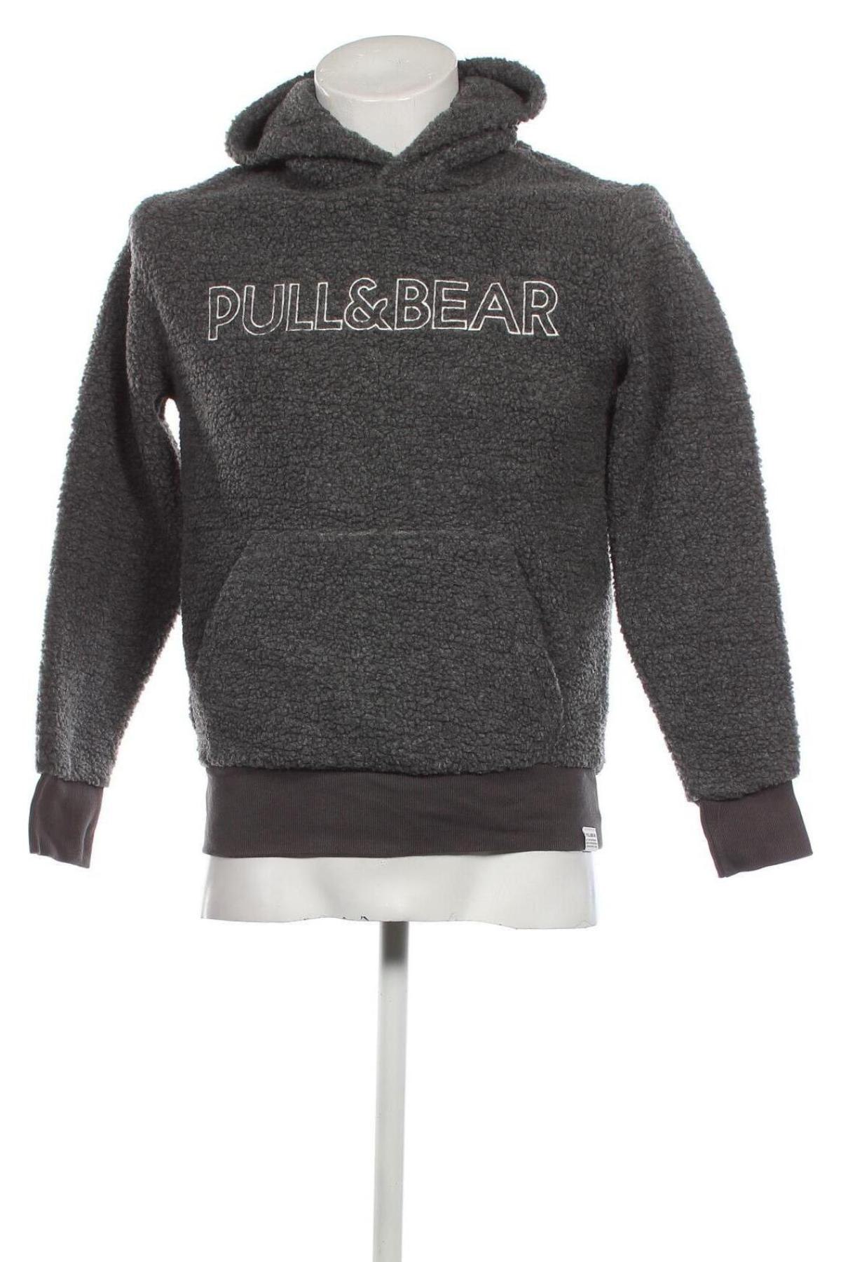 Ανδρικό φούτερ Pull&Bear, Μέγεθος XS, Χρώμα Γκρί, Τιμή 9,69 €