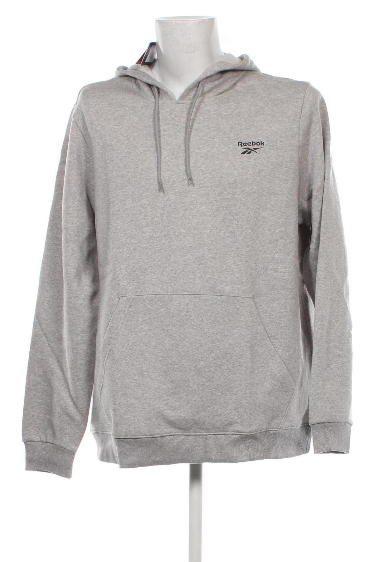 Herren Sweatshirt Reebok, Größe XL, Farbe Grau, Preis 11,51 €