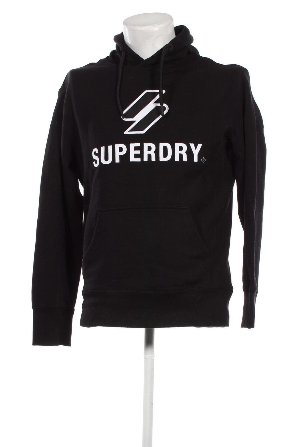 Ανδρικό φούτερ Superdry, Μέγεθος S, Χρώμα Μαύρο, Τιμή 29,51 €