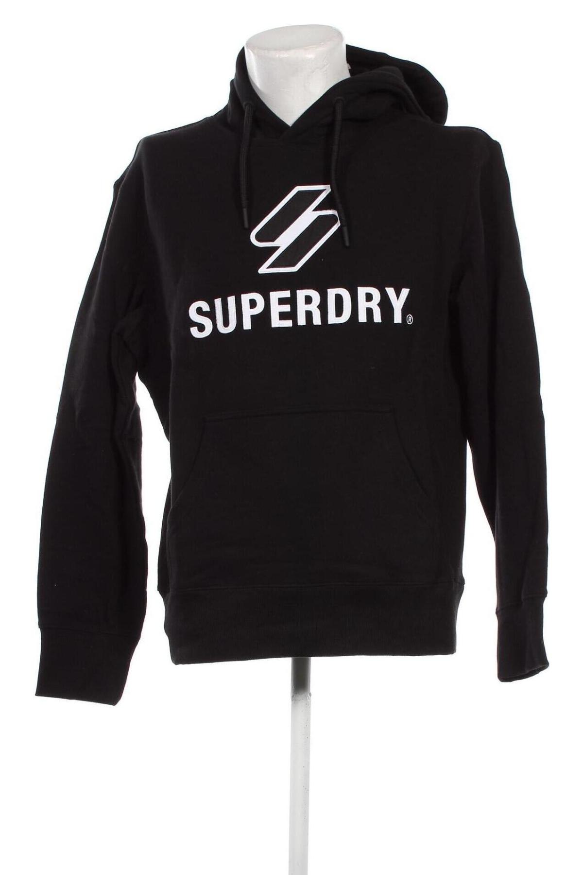 Ανδρικό φούτερ Superdry, Μέγεθος L, Χρώμα Μαύρο, Τιμή 29,51 €