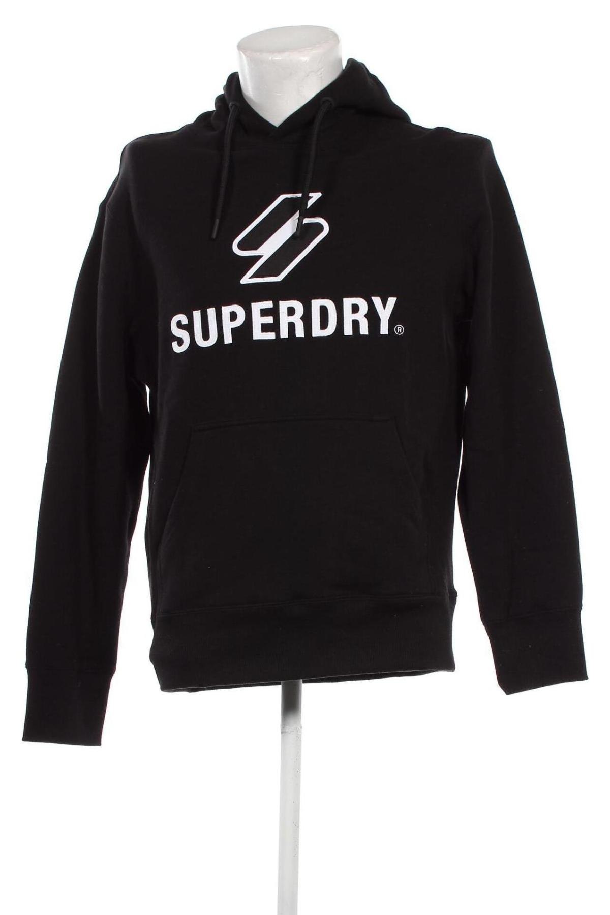 Ανδρικό φούτερ Superdry, Μέγεθος M, Χρώμα Μαύρο, Τιμή 29,51 €