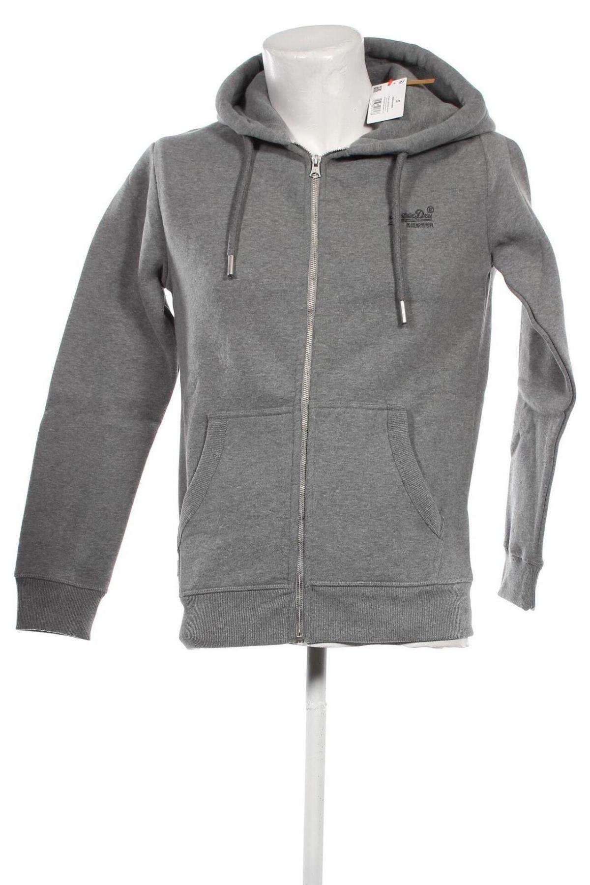 Herren Sweatshirt Superdry, Größe S, Farbe Grau, Preis 29,51 €