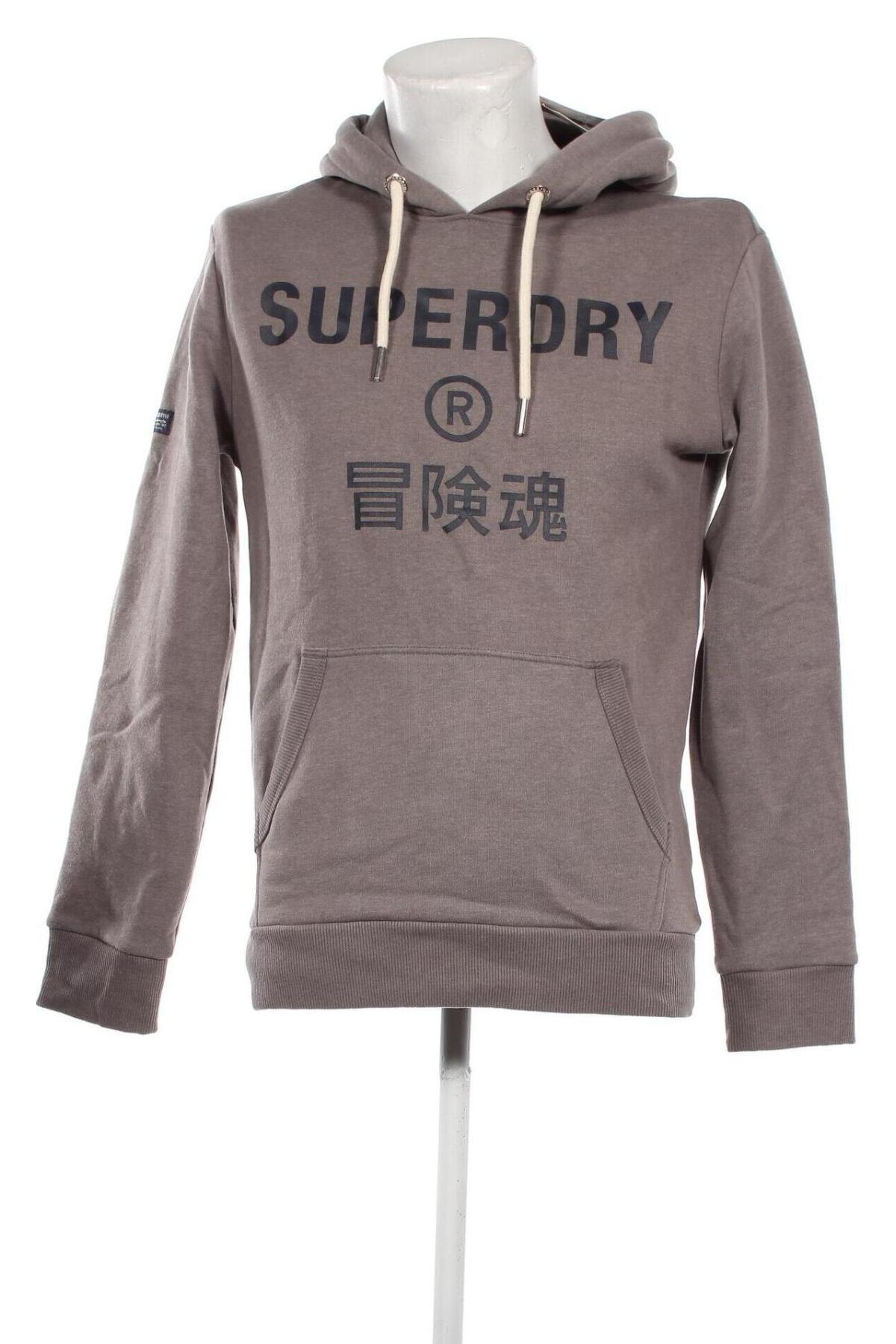 Męska bluza Superdry, Rozmiar S, Kolor Szary, Cena 282,54 zł