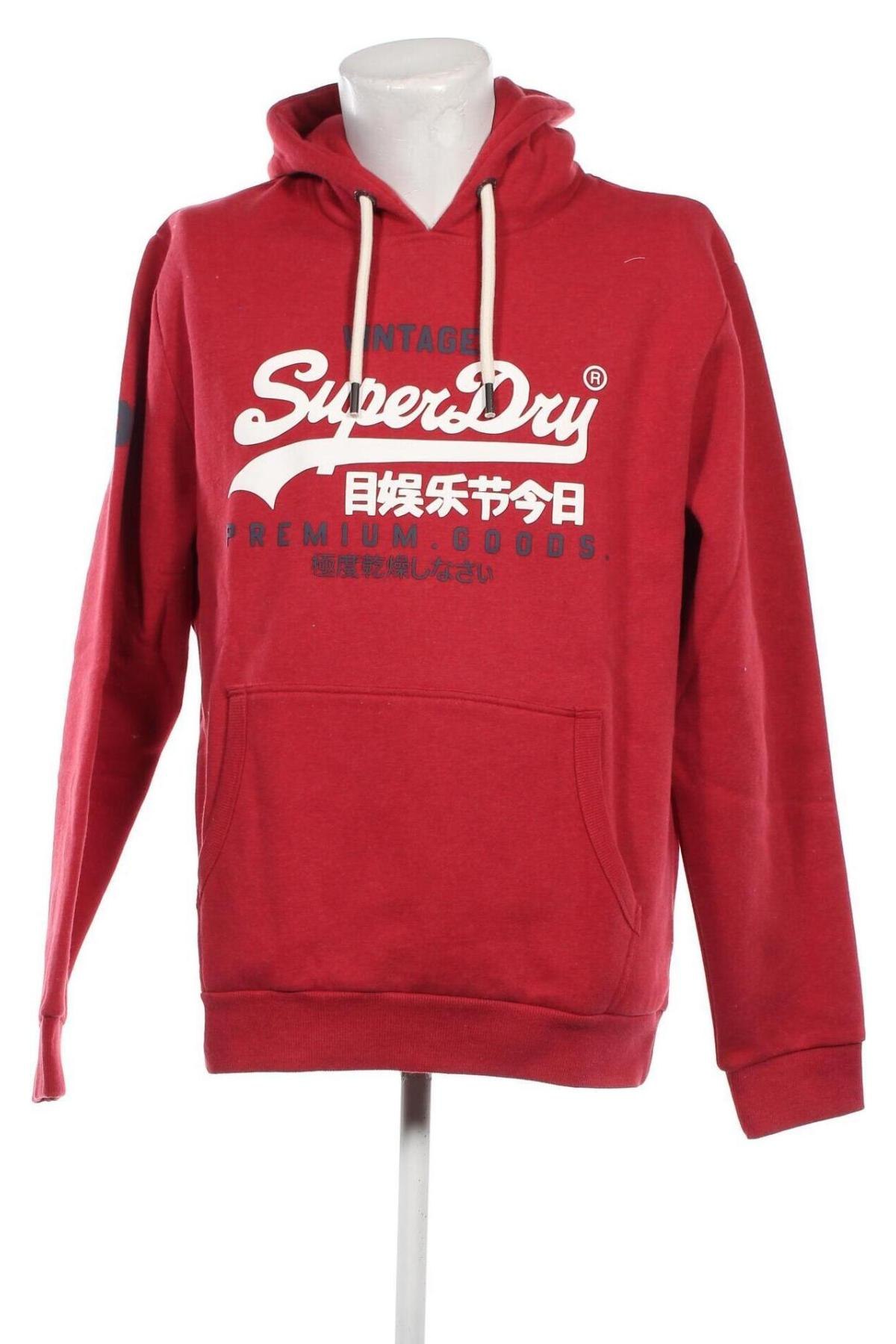 Herren Sweatshirt Superdry, Größe 3XL, Farbe Rot, Preis € 33,33