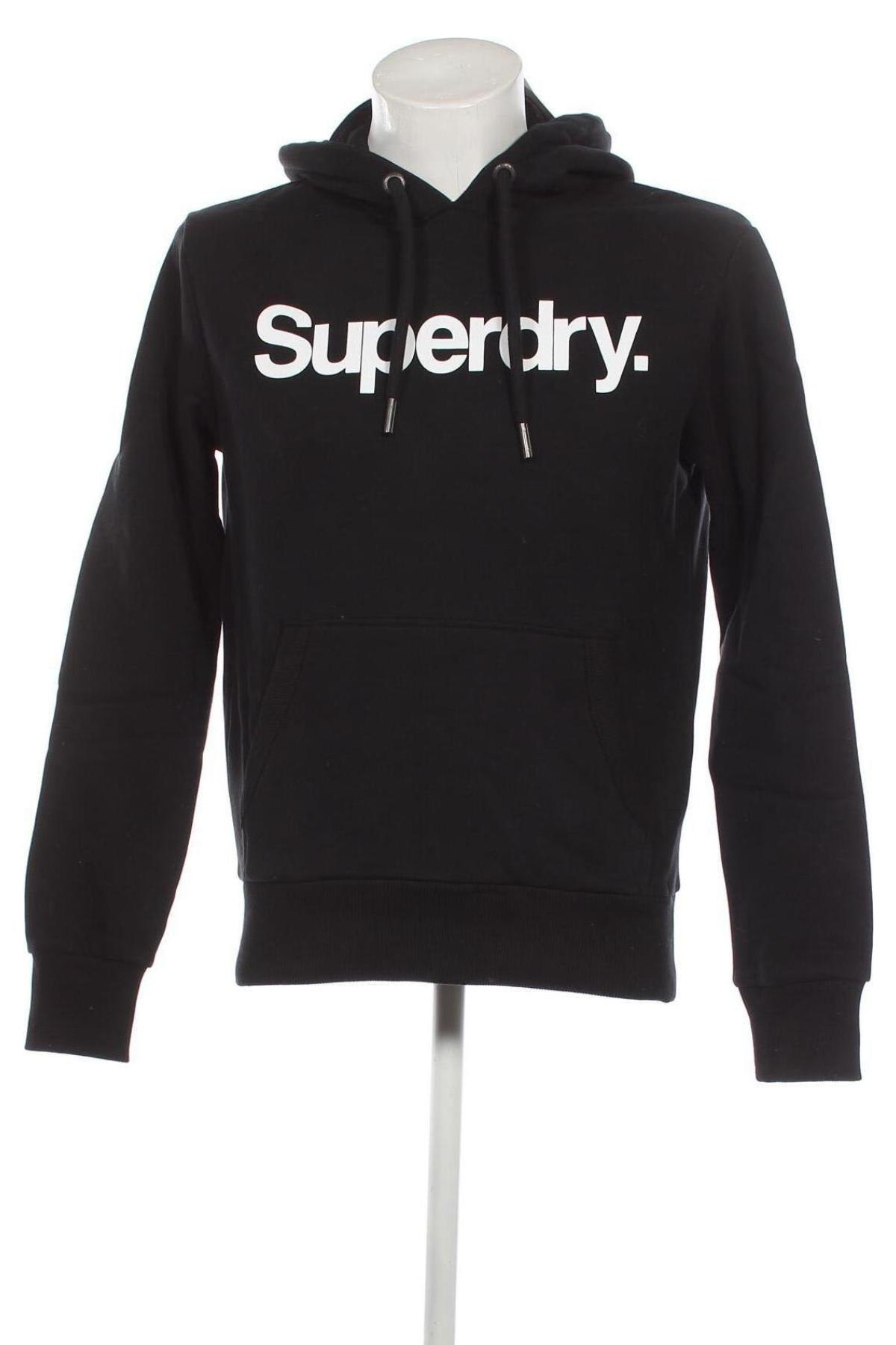 Ανδρικό φούτερ Superdry, Μέγεθος M, Χρώμα Μαύρο, Τιμή 51,36 €