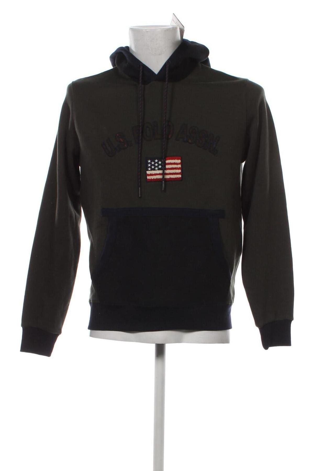 Herren Sweatshirt U.S. Polo Assn., Größe M, Farbe Grün, Preis 62,00 €