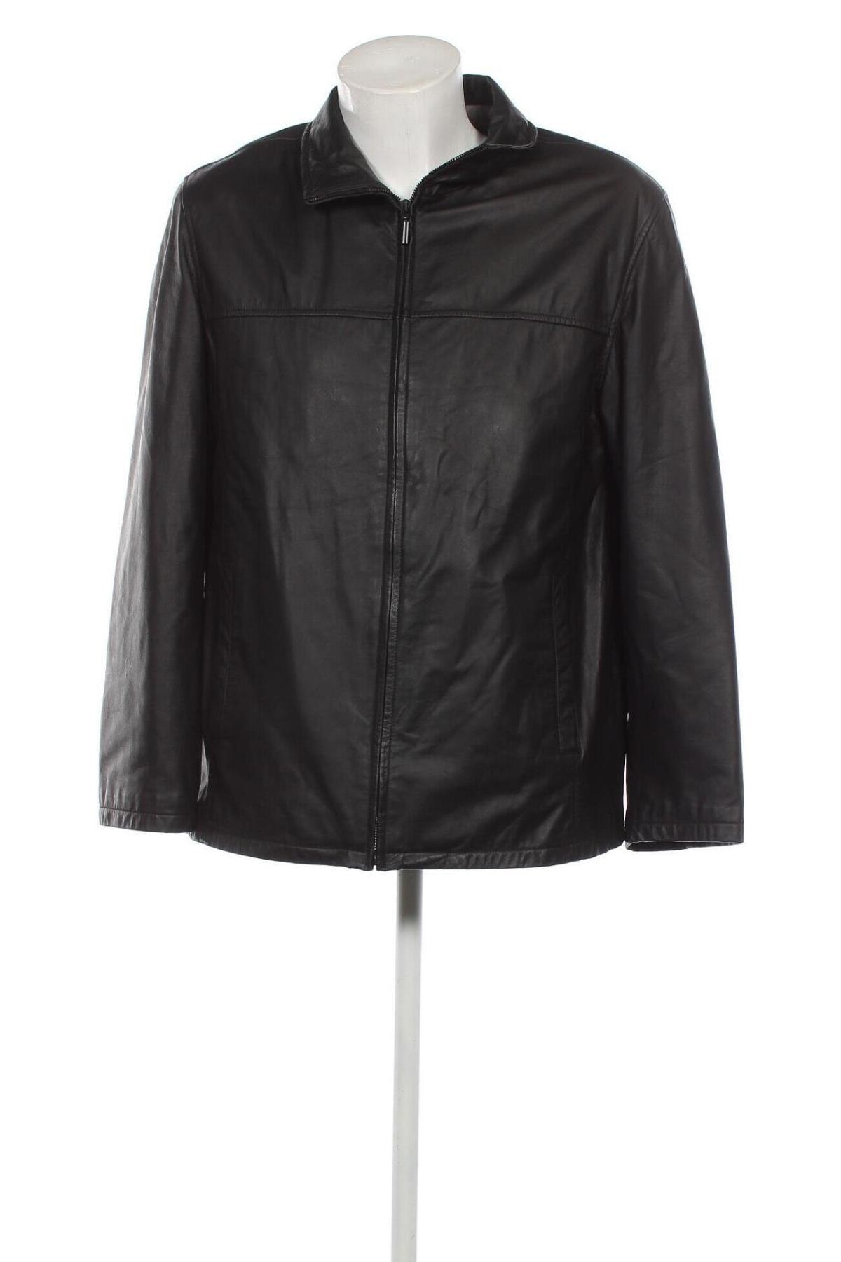 Pánská kožená bunda  Angelo Litrico, Velikost M, Barva Černá, Cena  1 348,00 Kč