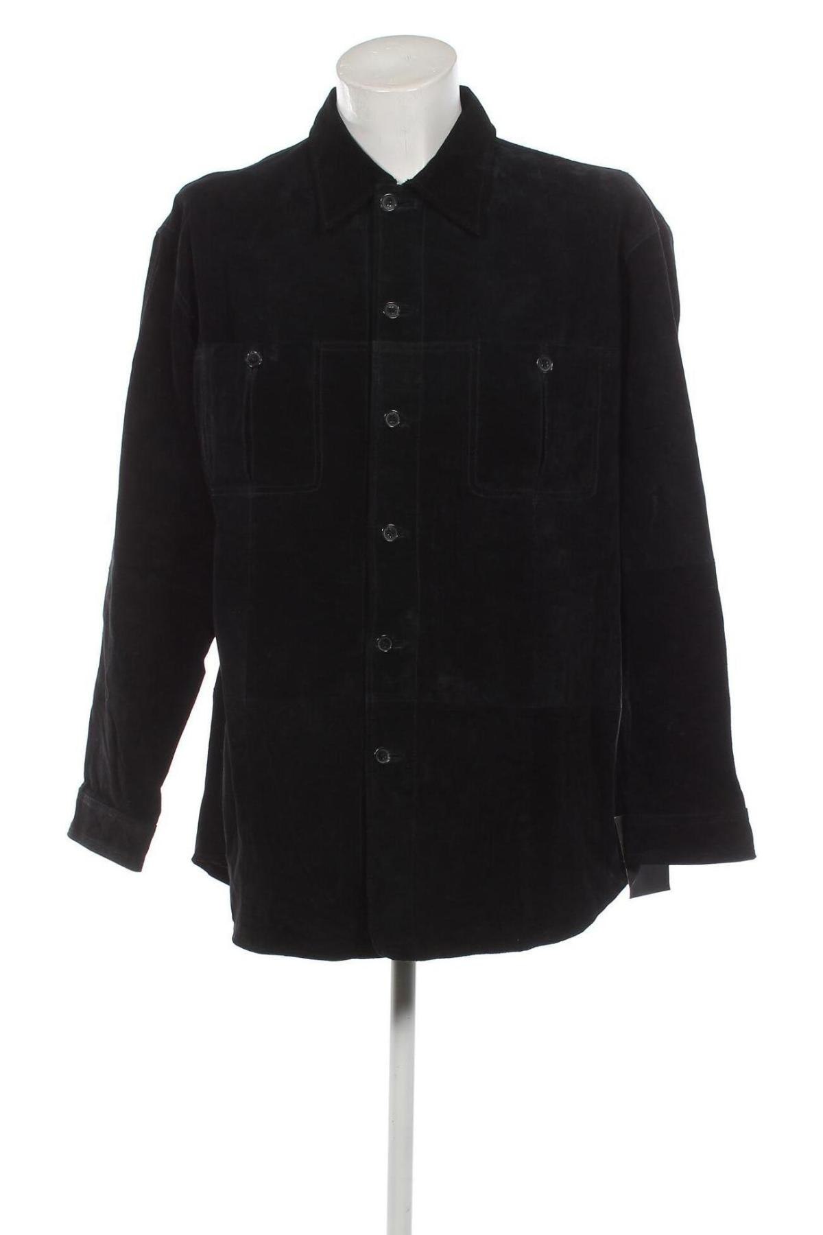 Pánska kožená bunda  M.Flues, Veľkosť XL, Farba Čierna, Cena  43,08 €
