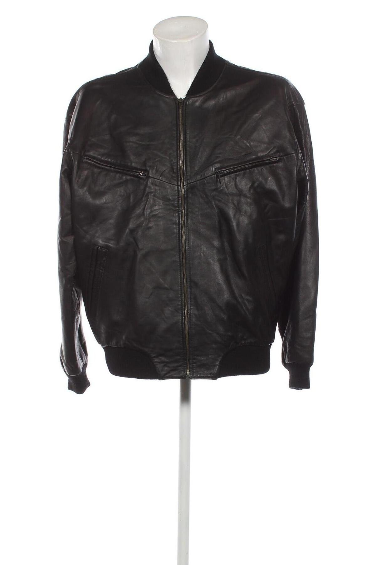 Pánska kožená bunda  Milestone, Veľkosť L, Farba Čierna, Cena  124,30 €