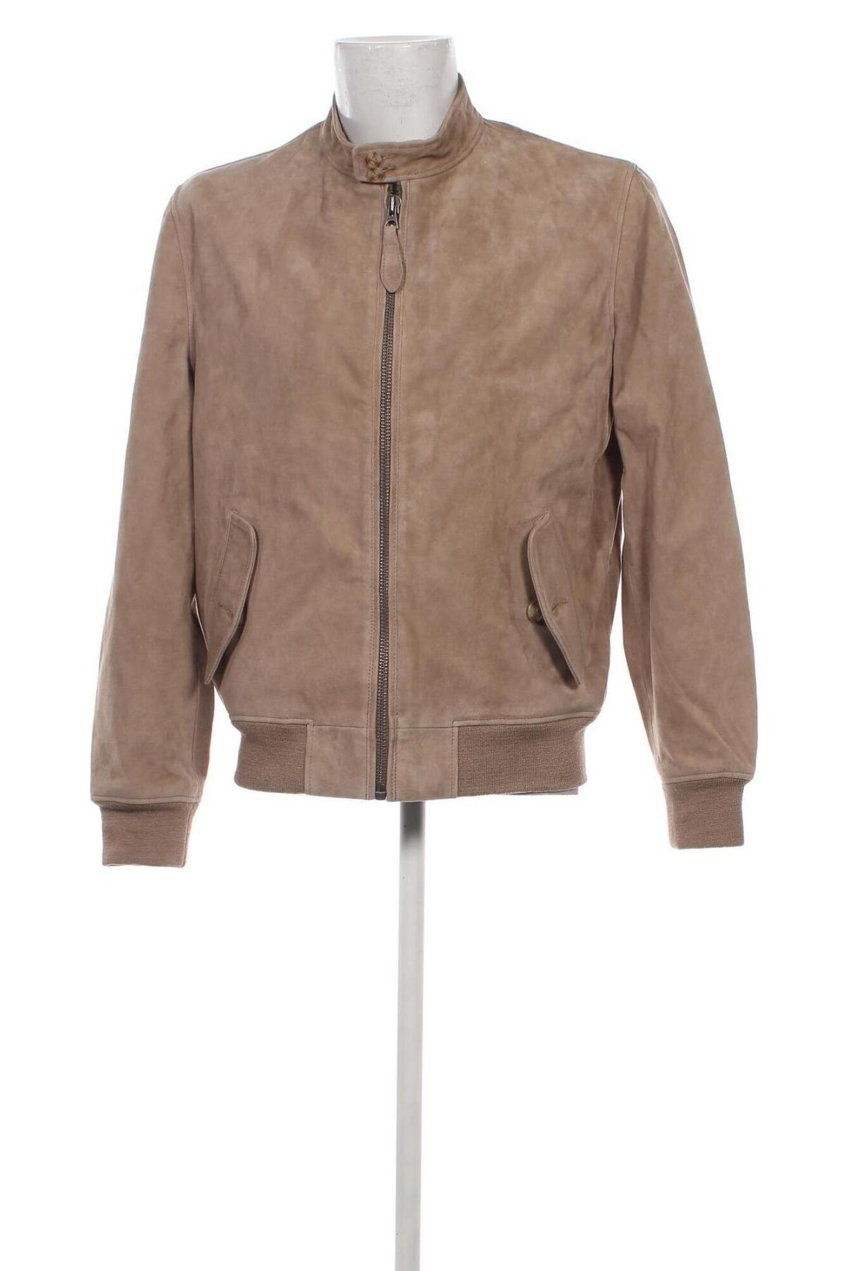 Pánská kožená bunda  Schott, Velikost XL, Barva Béžová, Cena  7 733,00 Kč