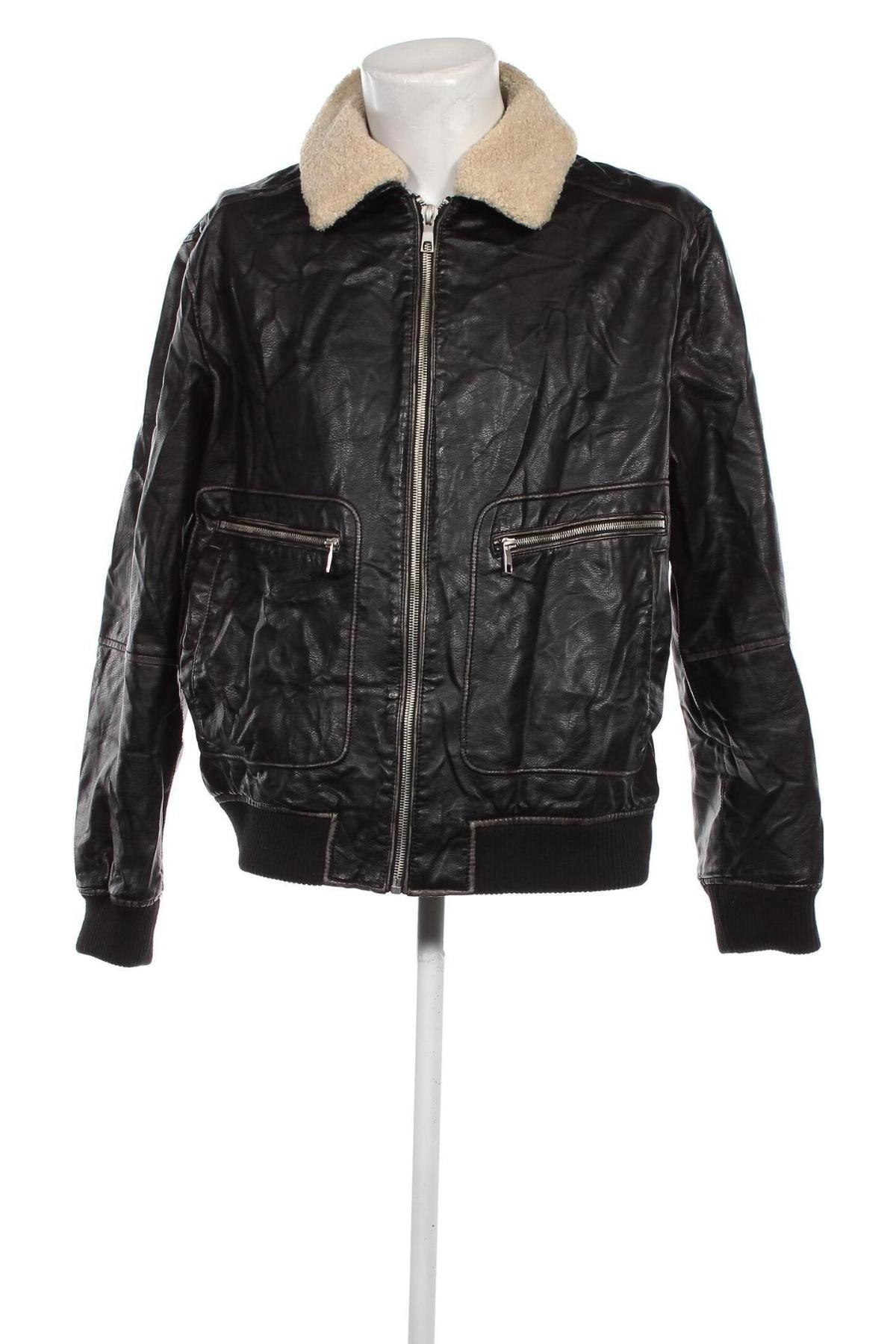 Herren Lederjacke Zara, Größe XL, Farbe Braun, Preis € 24,25