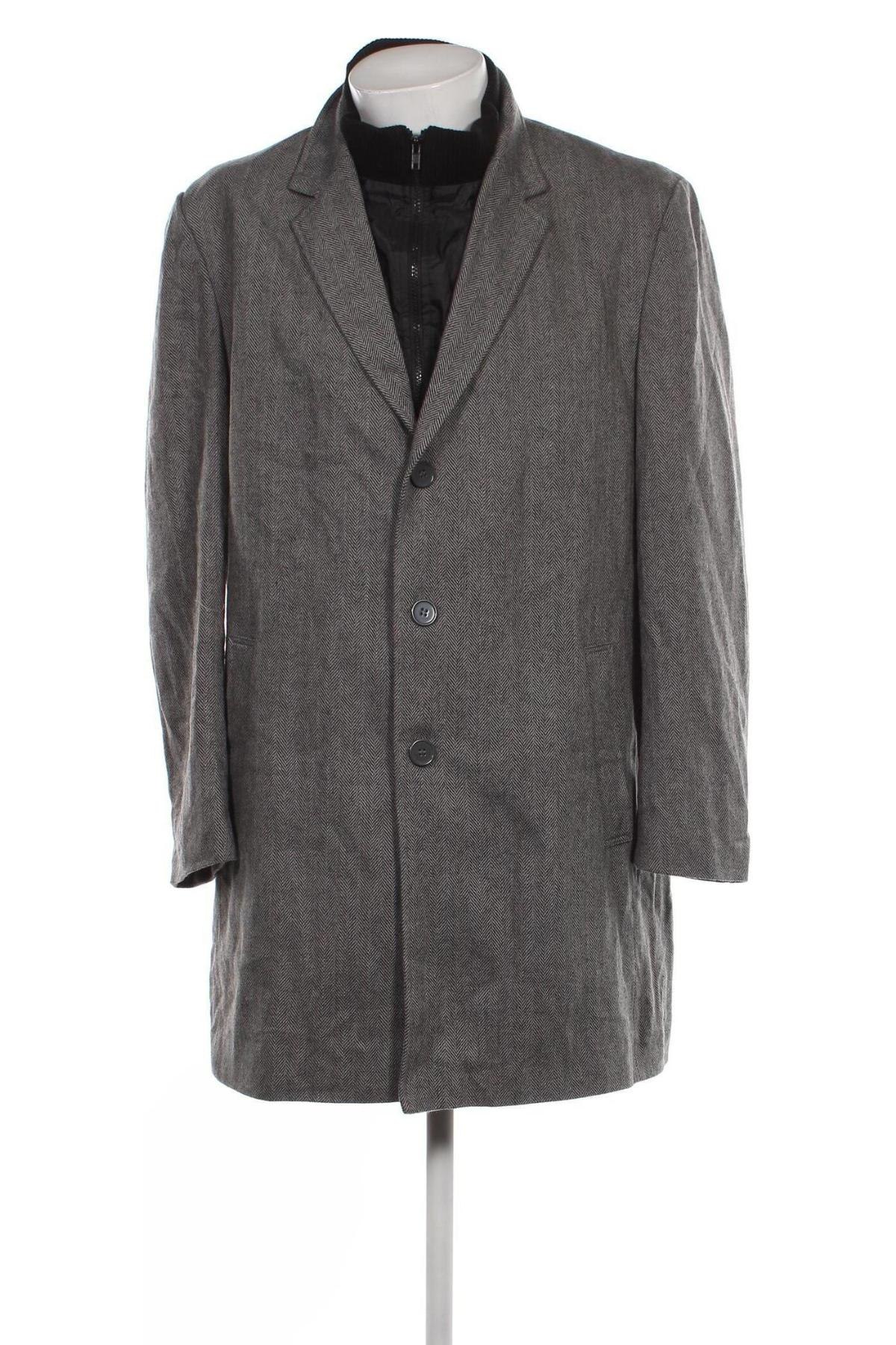 Ανδρικά παλτό Bpc Bonprix Collection, Μέγεθος XL, Χρώμα Γκρί, Τιμή 35,74 €