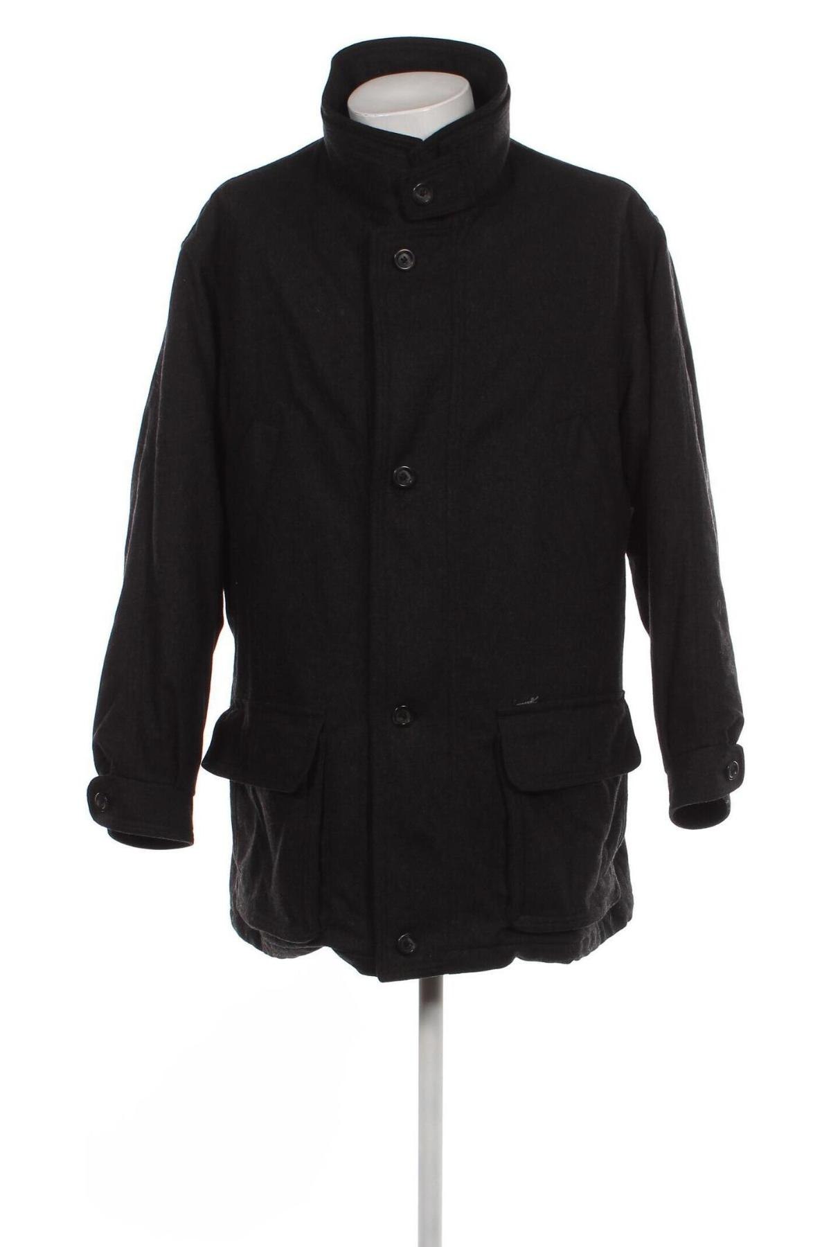 Мъжко палто, Размер XXL, Цвят Черен, Цена 57,78 лв.