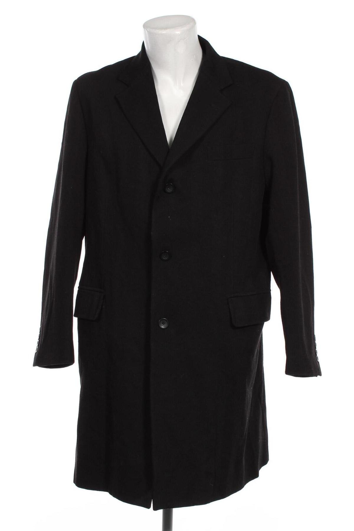 Мъжко палто, Размер M, Цвят Черен, Цена 51,36 лв.