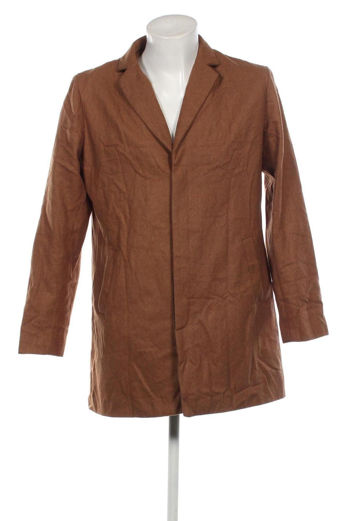 Мъжко палто, Размер L, Цвят Кафяв, Цена 33,17 лв.