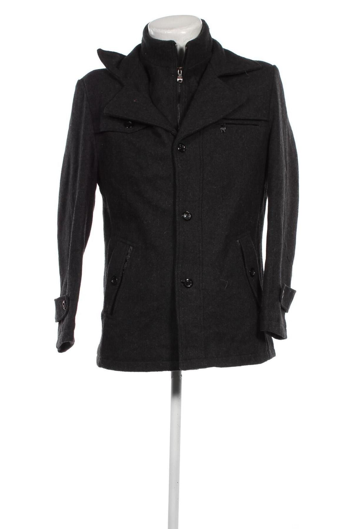 Ανδρικά παλτό, Μέγεθος S, Χρώμα Γκρί, Τιμή 12,58 €