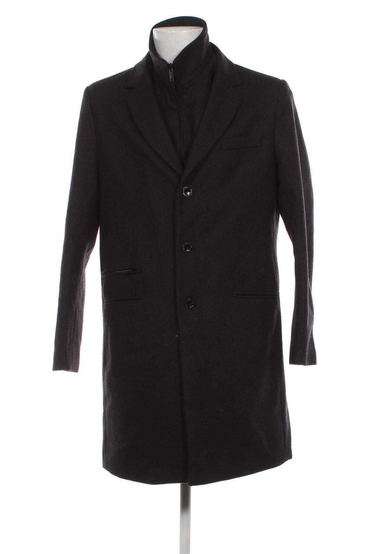 Ανδρικά παλτό Celio, Μέγεθος L, Χρώμα Μαύρο, Τιμή 12,58 €