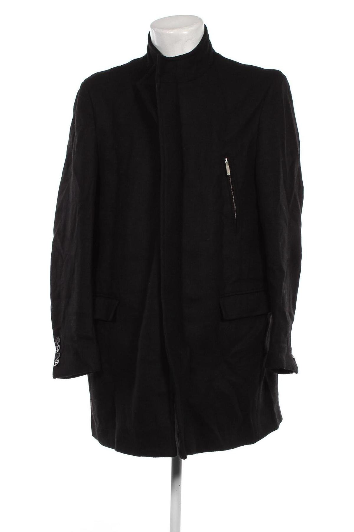 Мъжко палто Dressmann, Размер XXL, Цвят Черен, Цена 27,84 лв.