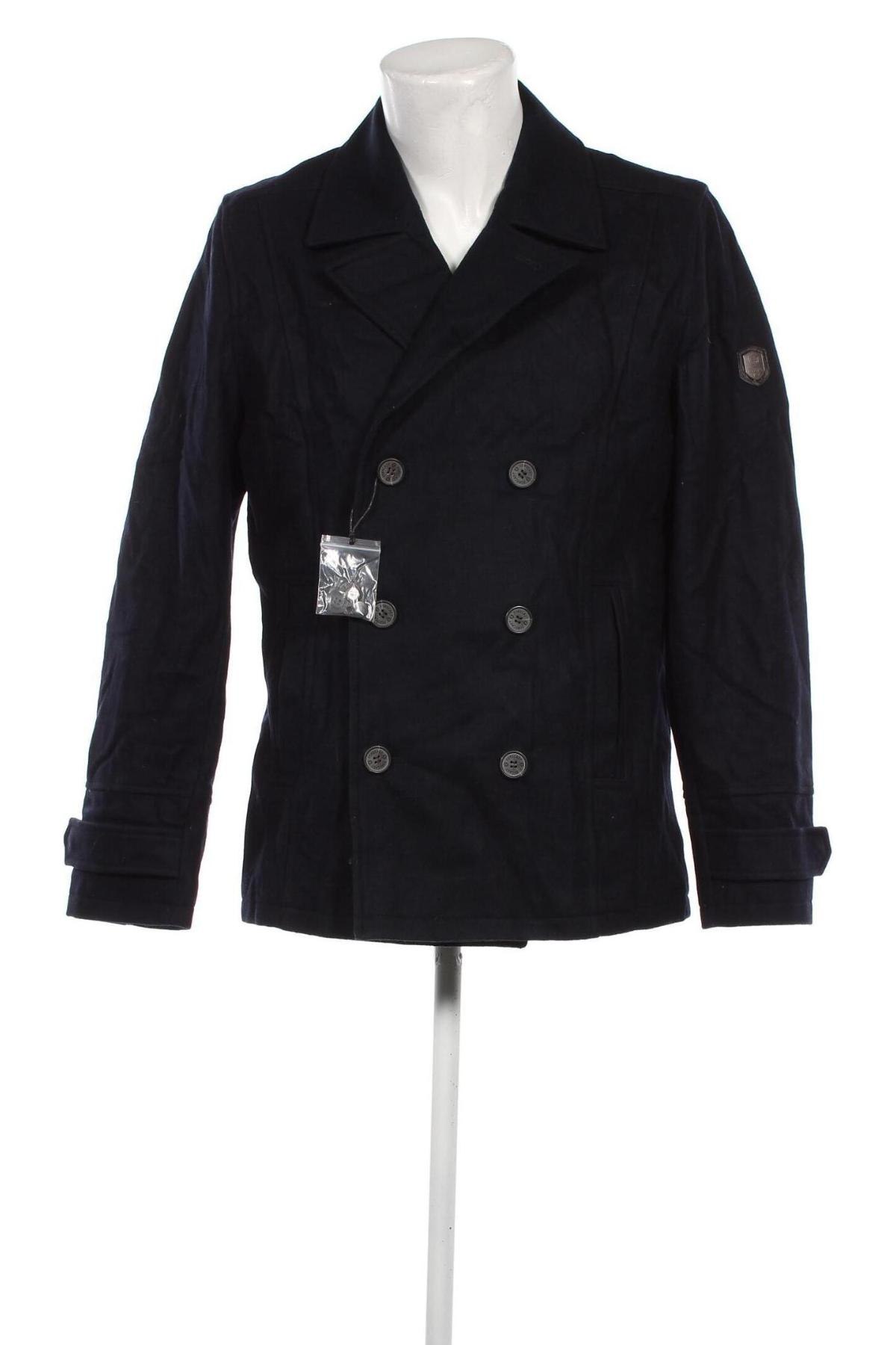 Ανδρικά παλτό Forecast, Μέγεθος L, Χρώμα Μπλέ, Τιμή 9,80 €