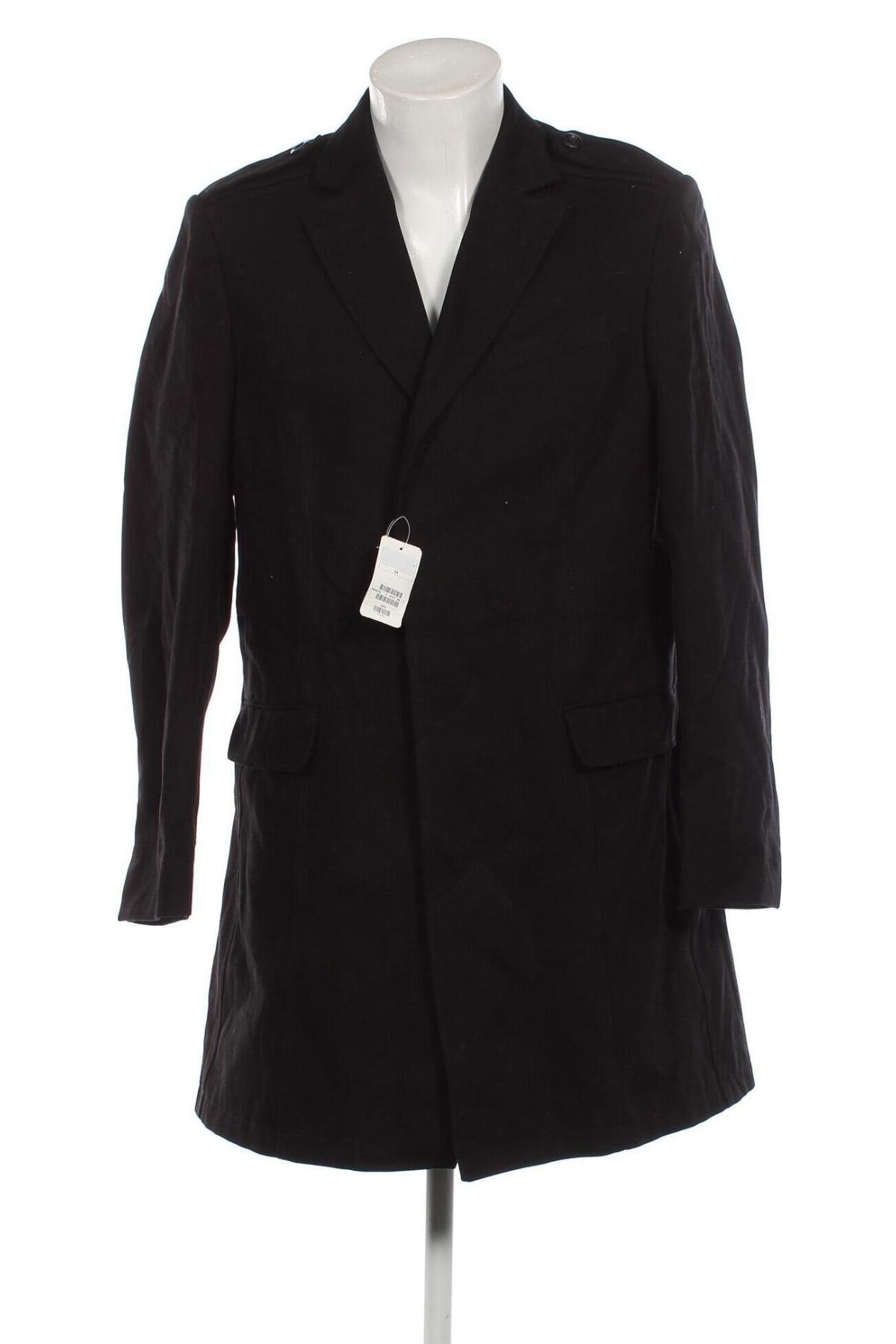 Ανδρικά παλτό H&M, Μέγεθος XL, Χρώμα Μαύρο, Τιμή 24,47 €